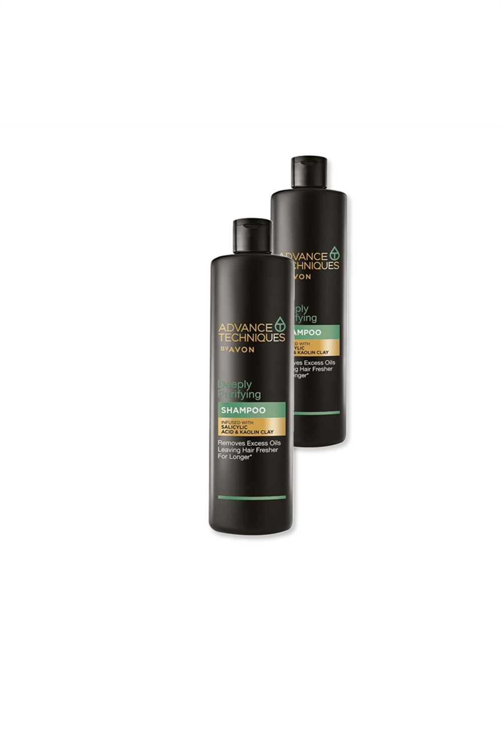 Advance Techniques Deeply Purifying  Yağlı Saçlar İçin Şampuan - 400ml İkili Set