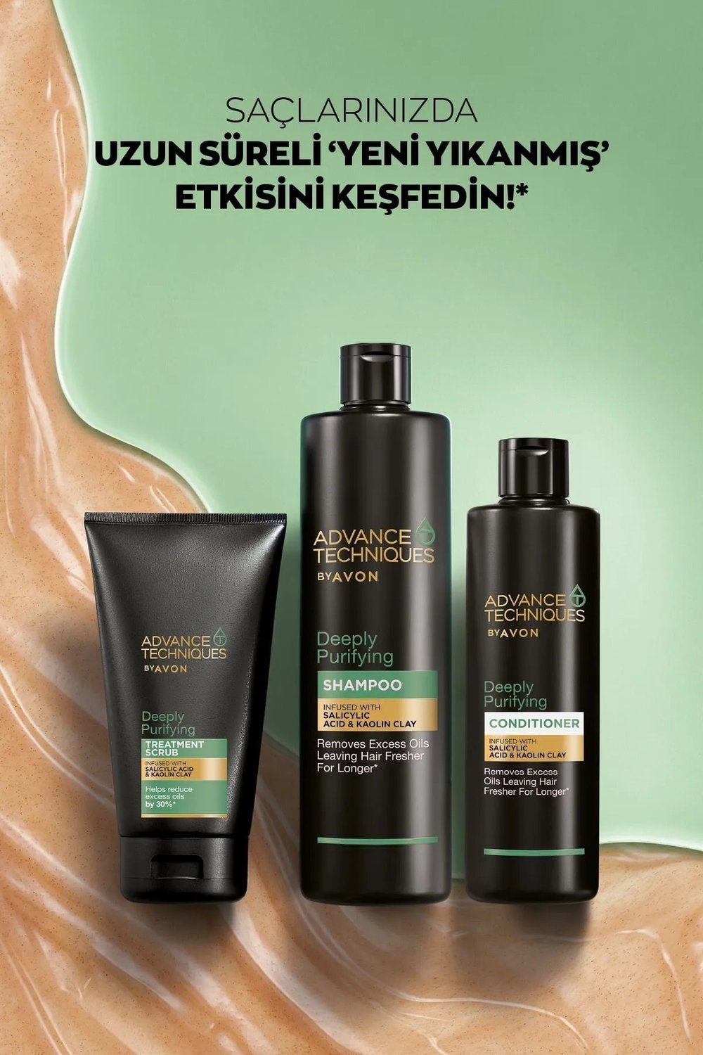 Advance Techniques Deeply Purifying  Yağlı Saçlar İçin Şampuan - 400ml