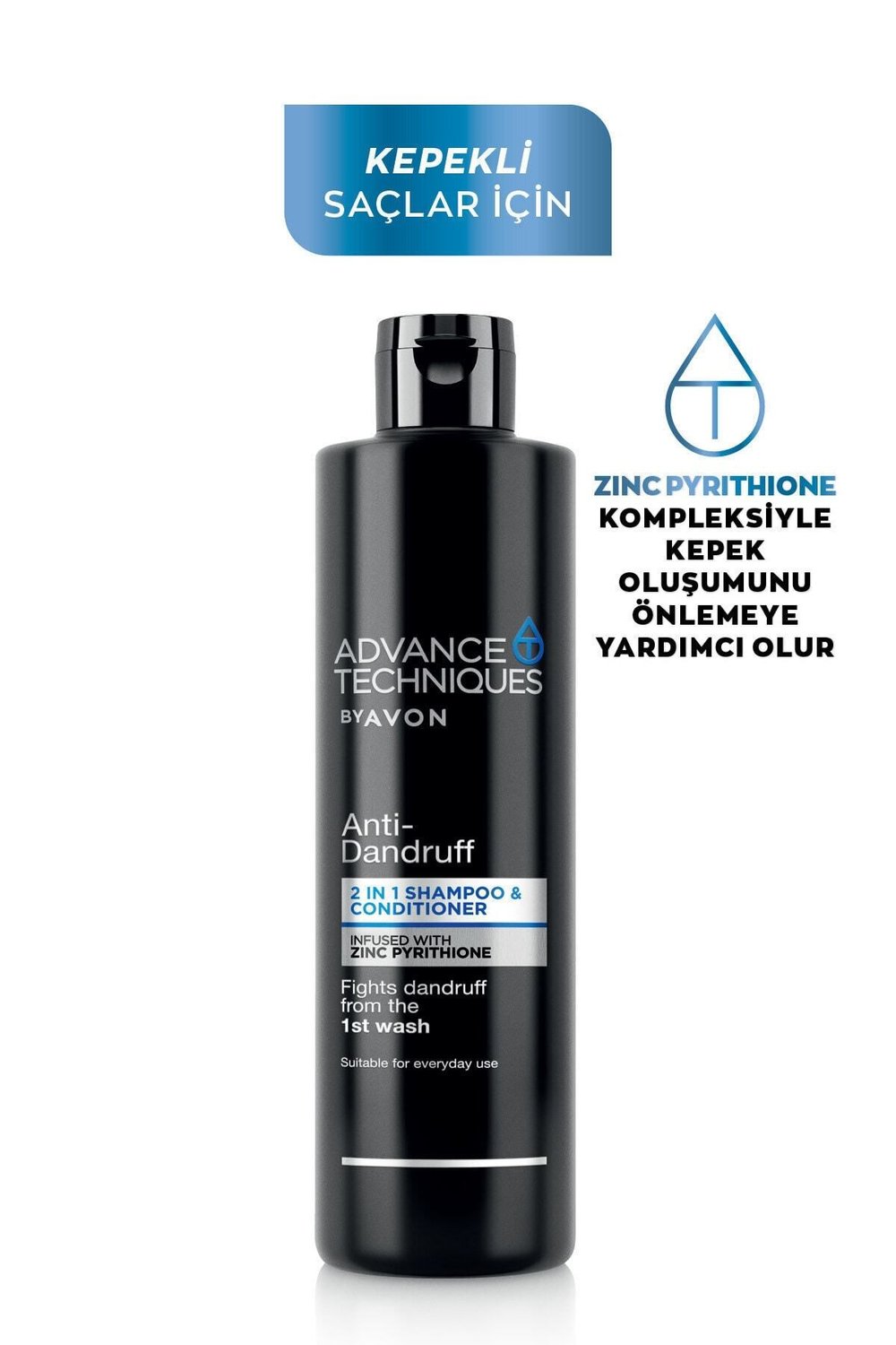 Advance Techniques Kepeklenmeye Karşı 2si 1 Arada Şampuan ve Saç Kremi- 400ml