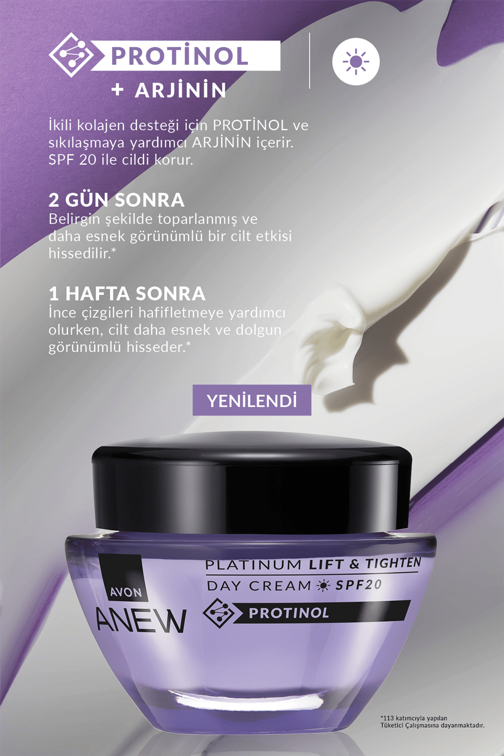 Anew Platinum Toparlanmış ve Sıkılaşmış Görünüm Veren Gündüz Kremi SPF20 50ml