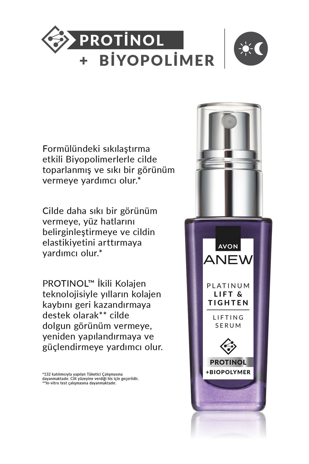 Anew Platinum Toparlanmış ve Sıkışlaşmış Görünüm Veren Yüz Serumu 30ml