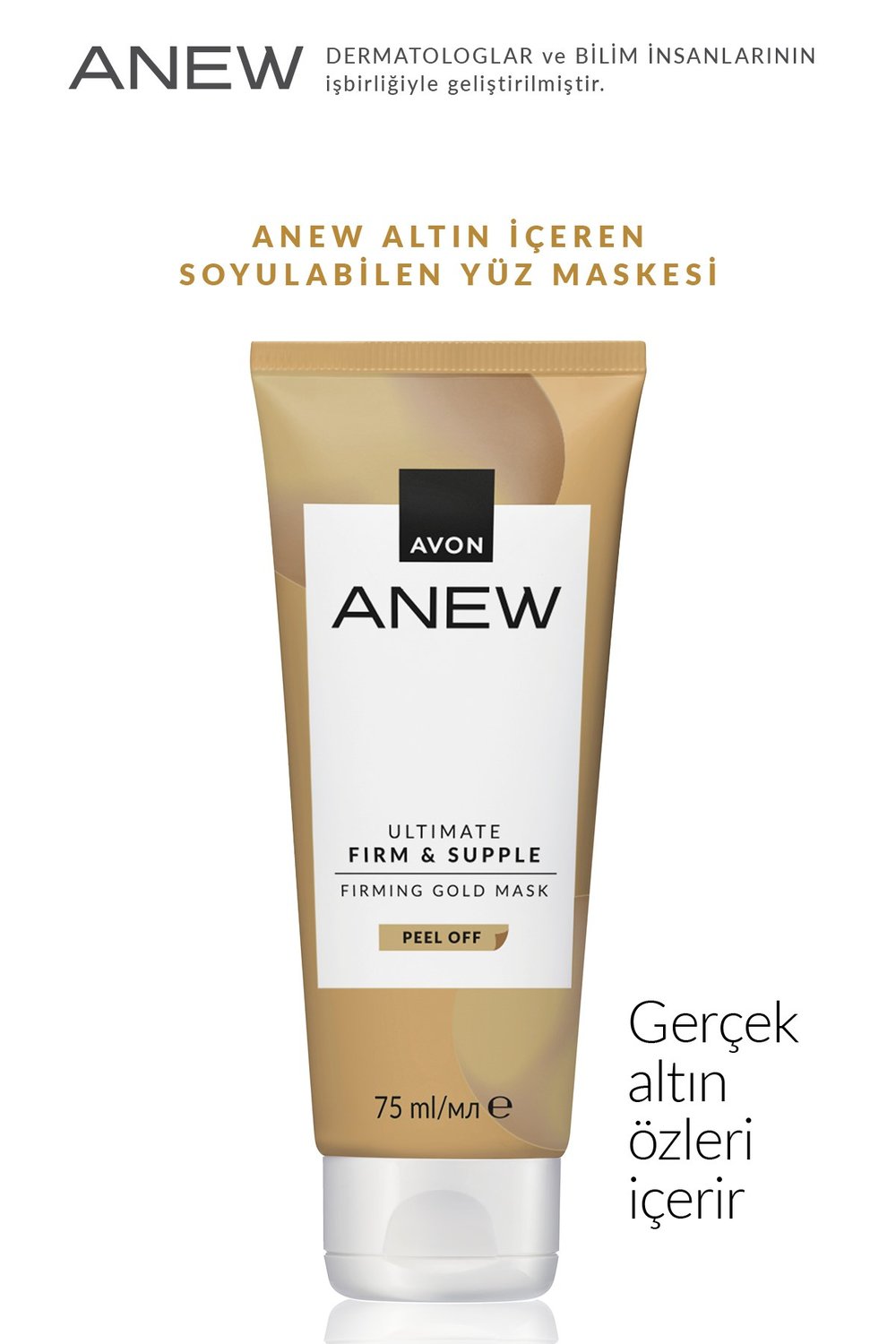Anew Ultimate Sıkılaşmış ve Esnek Görünüm Veren Soyulabilir Yüz Maskesi