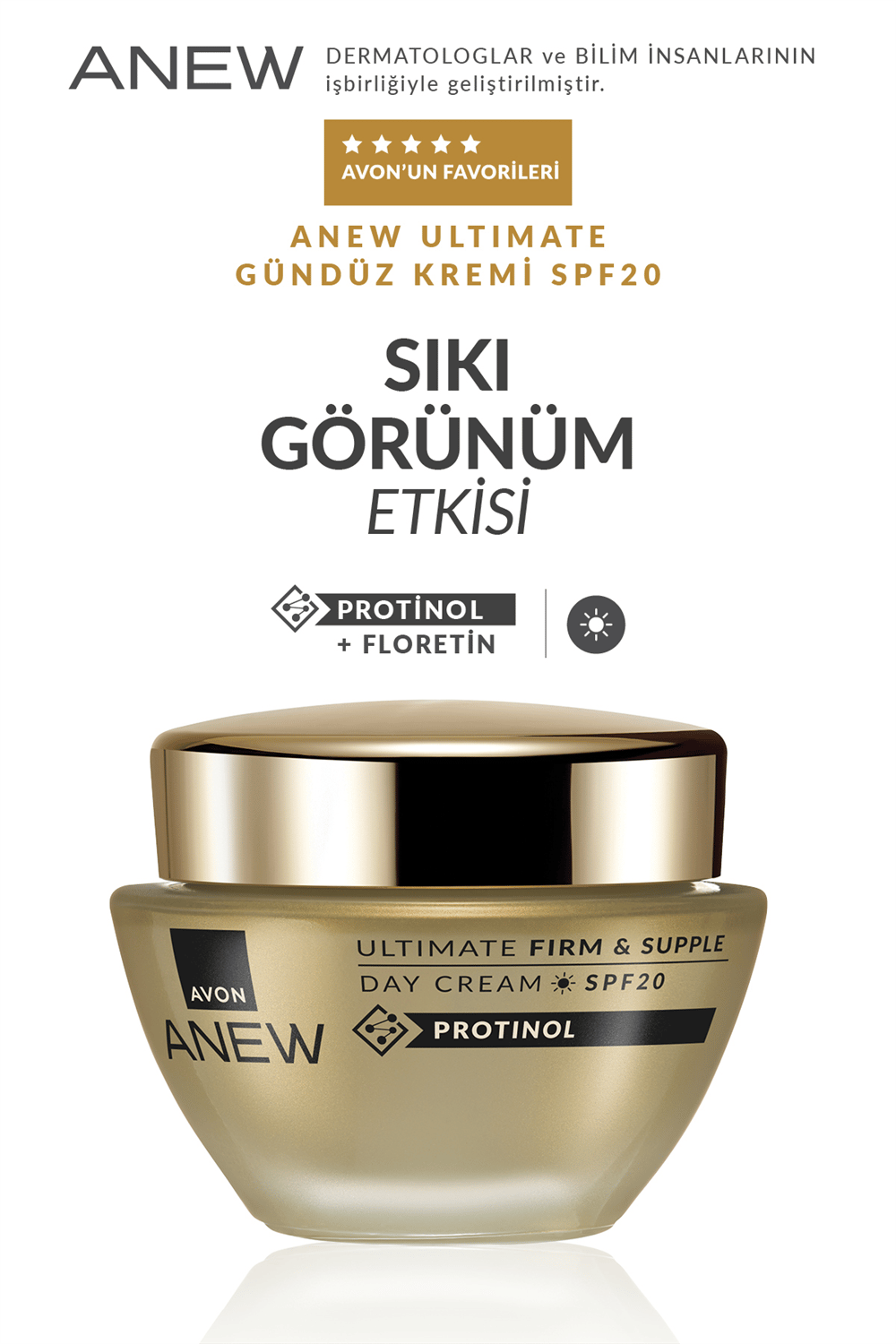 Anew Ultimate Sıkılaşmış ve Esnek Görünüm Veren Gündüz Kremi SPF20 50ml