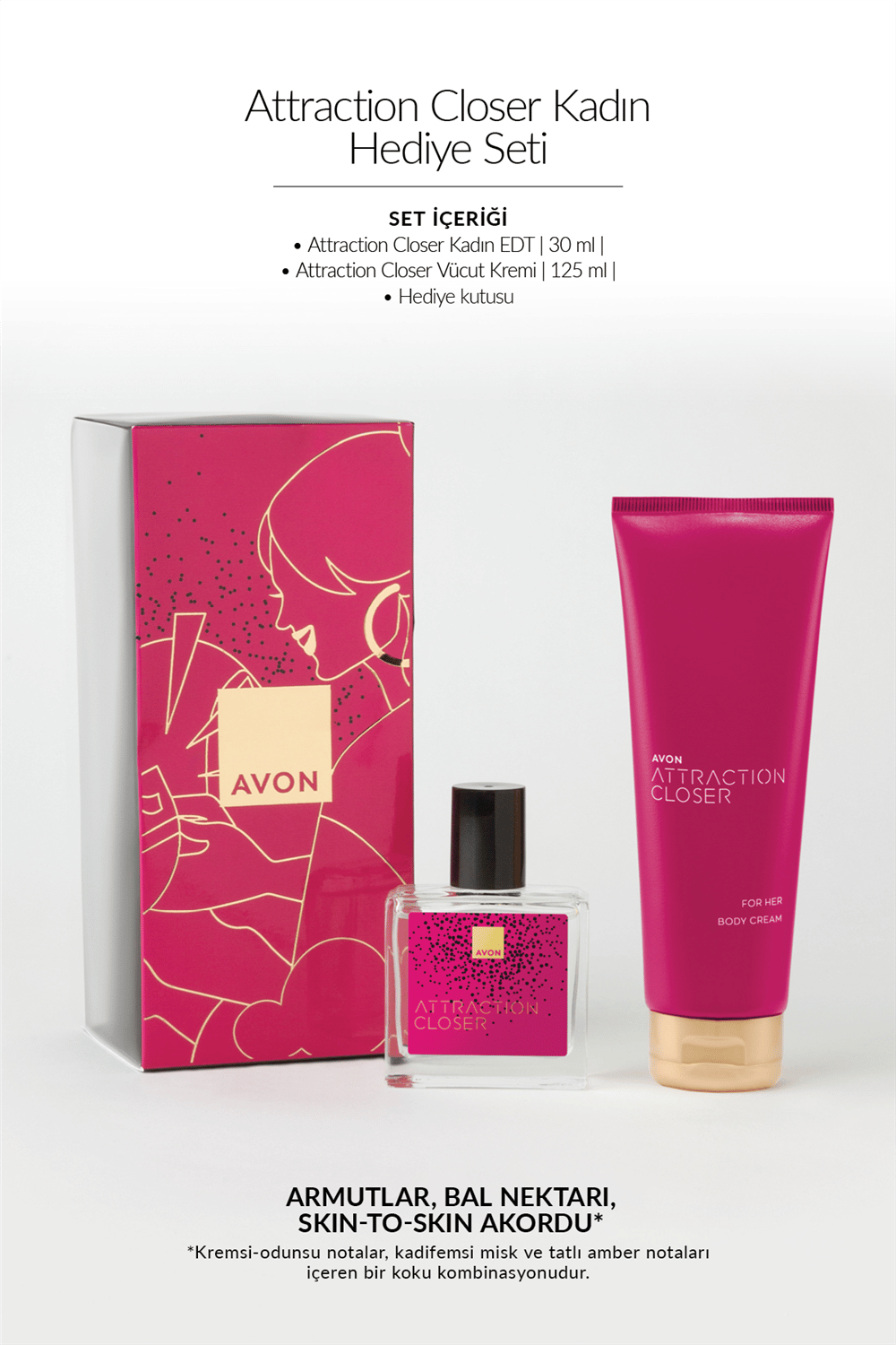 Avon Attraction Closer Kadın Hediye Seti