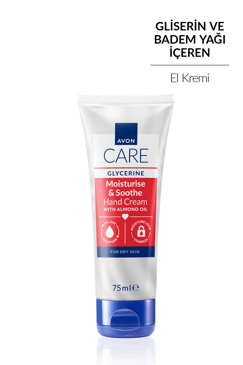 Avon Care Gliserin ve Badem Yağı içeren El Kremi 75ml