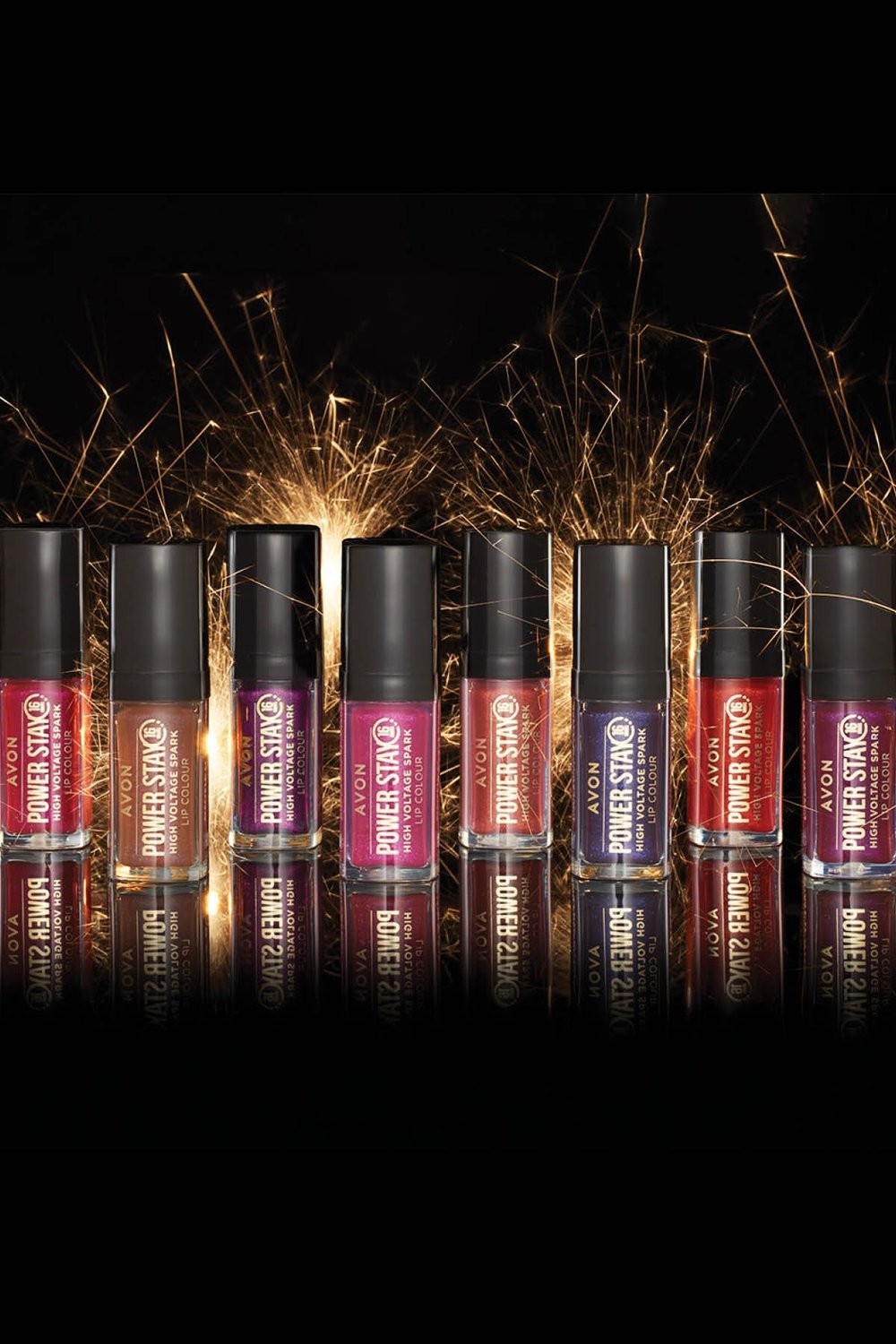 Avon Powerstay High Voltage Spark Likit Ruj - Russet Shock