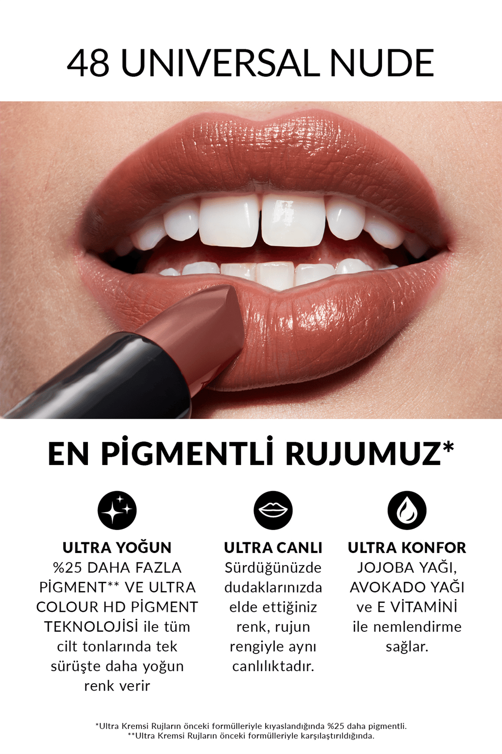Avon Ultra Colour Creamy Ruj - 48 Universal Nude