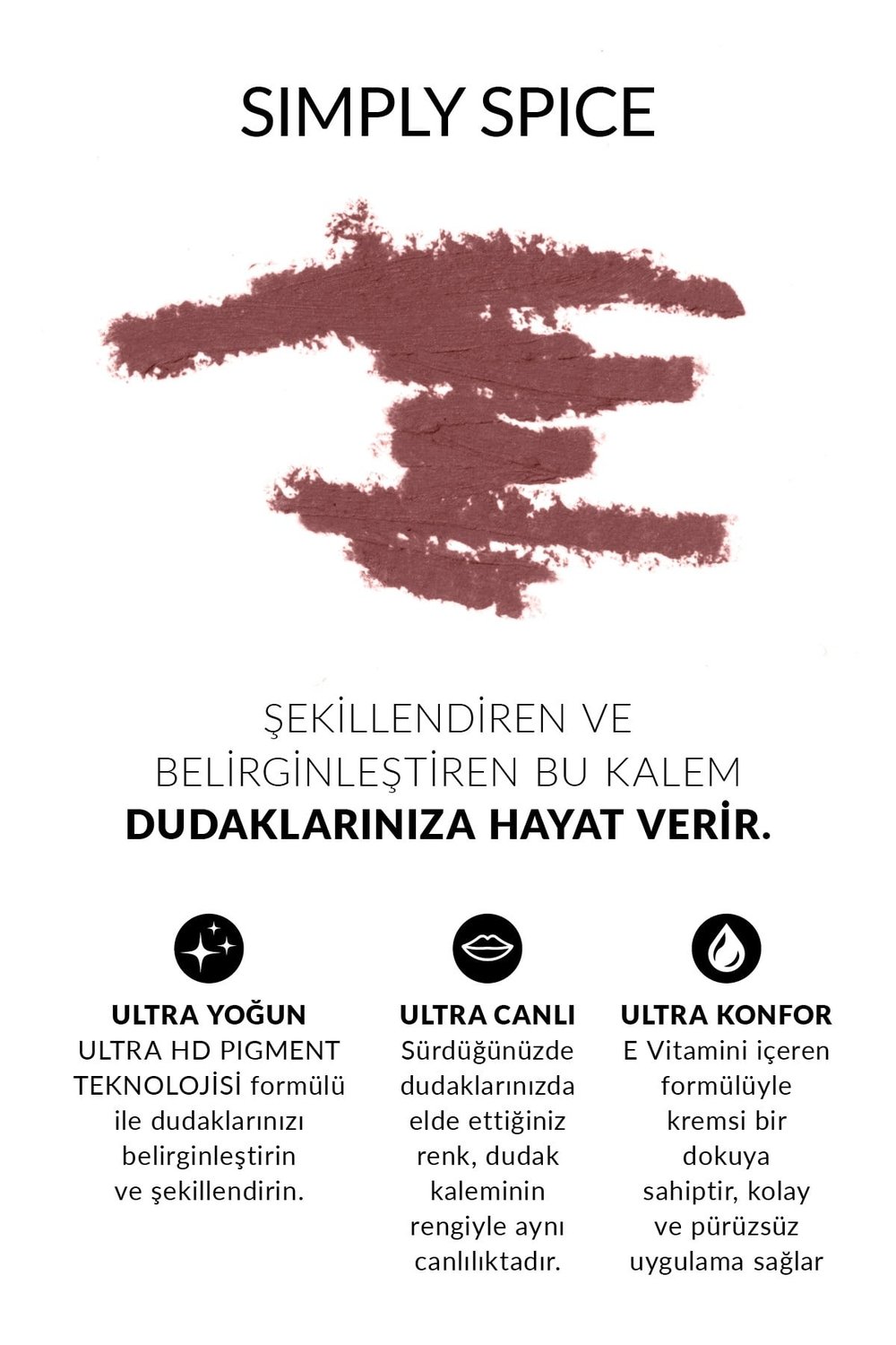 Avon Ultra Colour Dudak Kalemi - Simply Spice