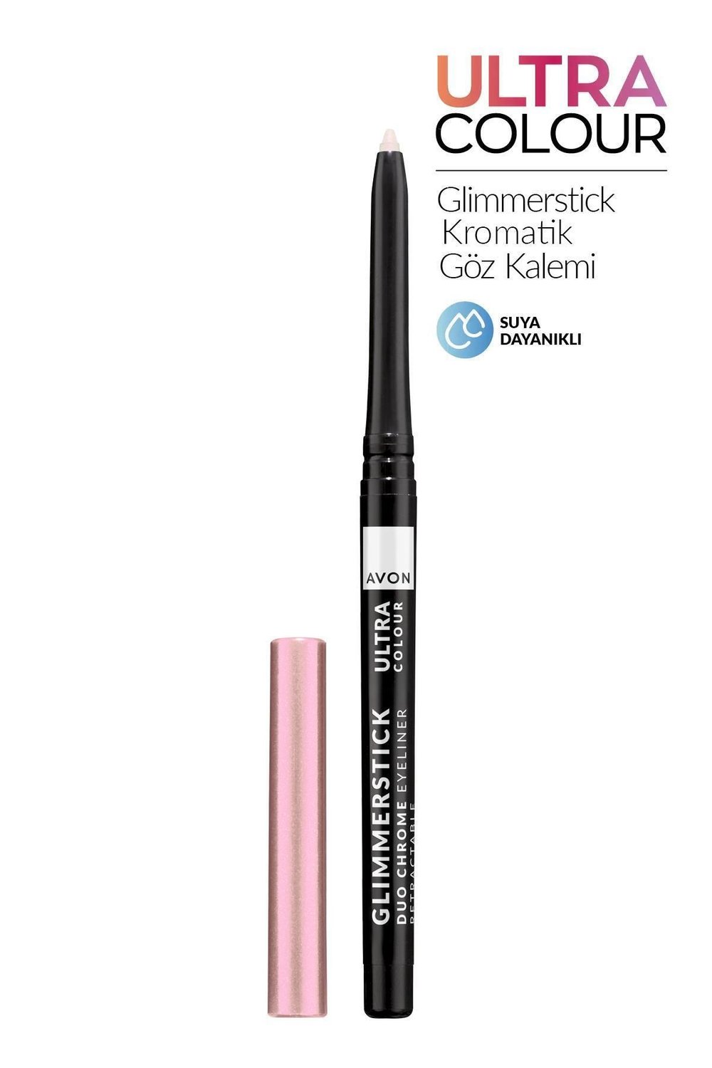 Avon Ultra Colour Glimmerstick Asansörlü Kromatik Göz Kalemi - Pink Quartz