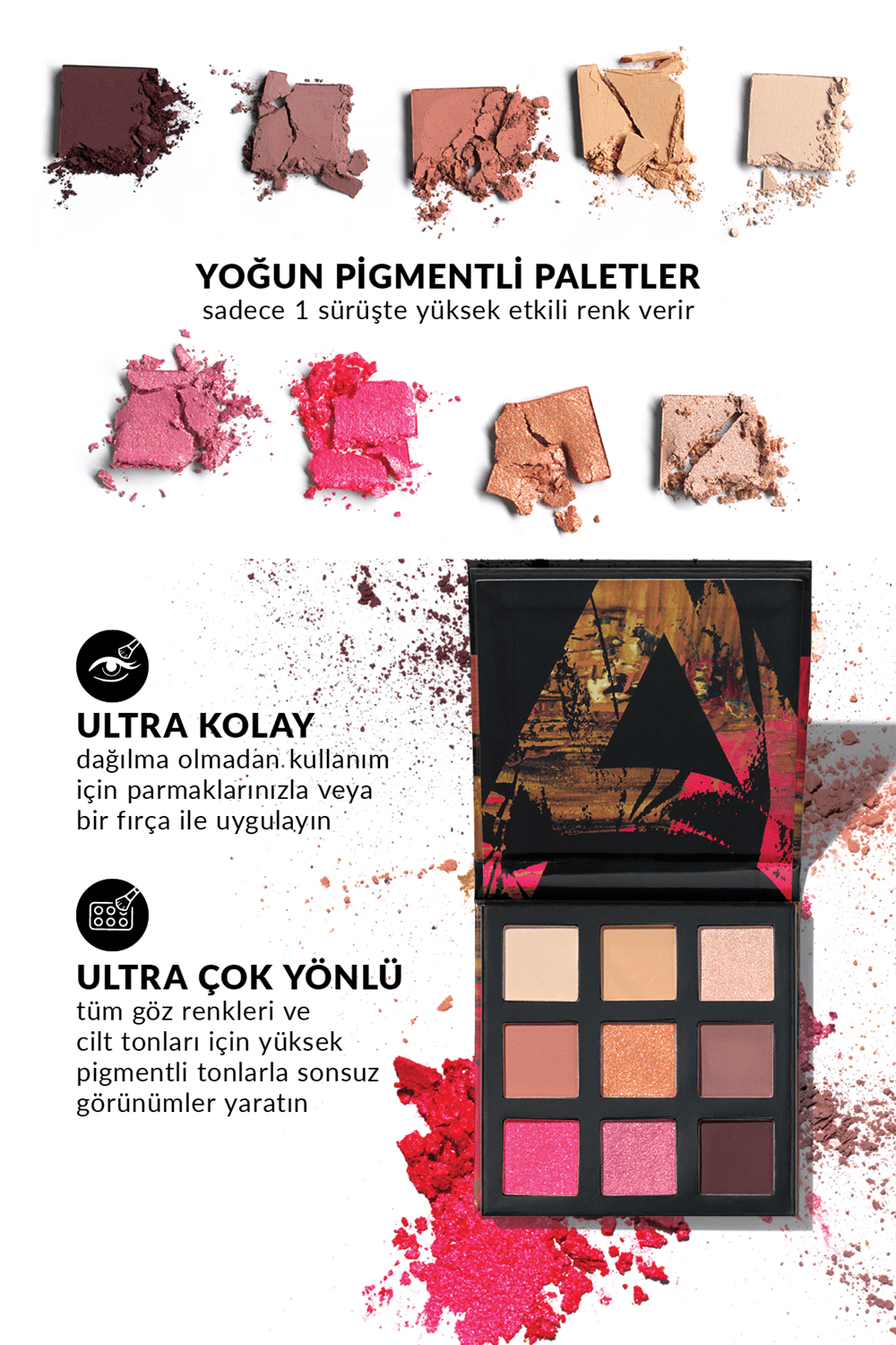 Avon Ultra Colour Göz Farı Paleti - Roses