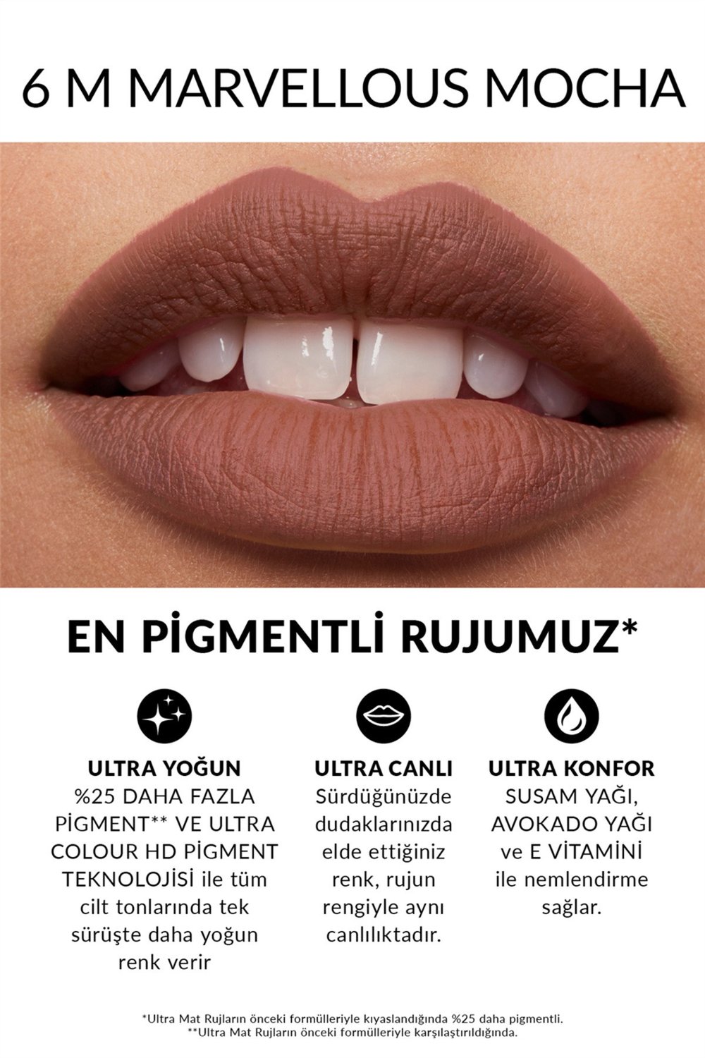 Avon Ultra Mat Ruj - Marvellous Mocha