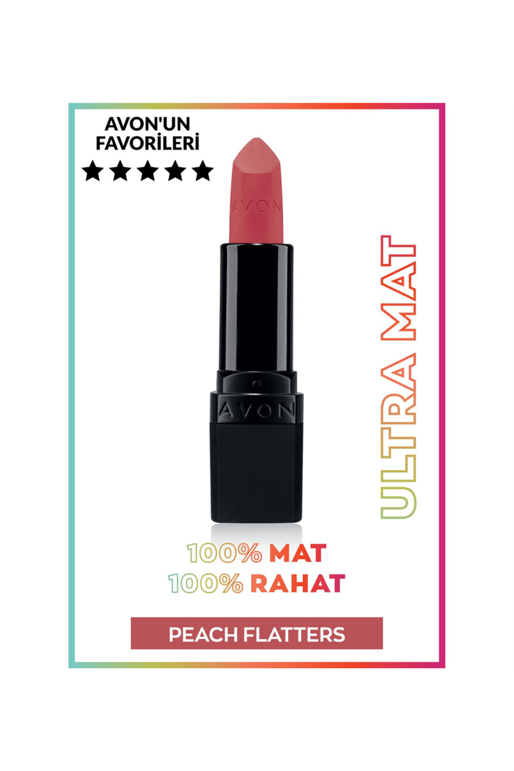 Avon Ultra Mat Ruj - Peach Flatters