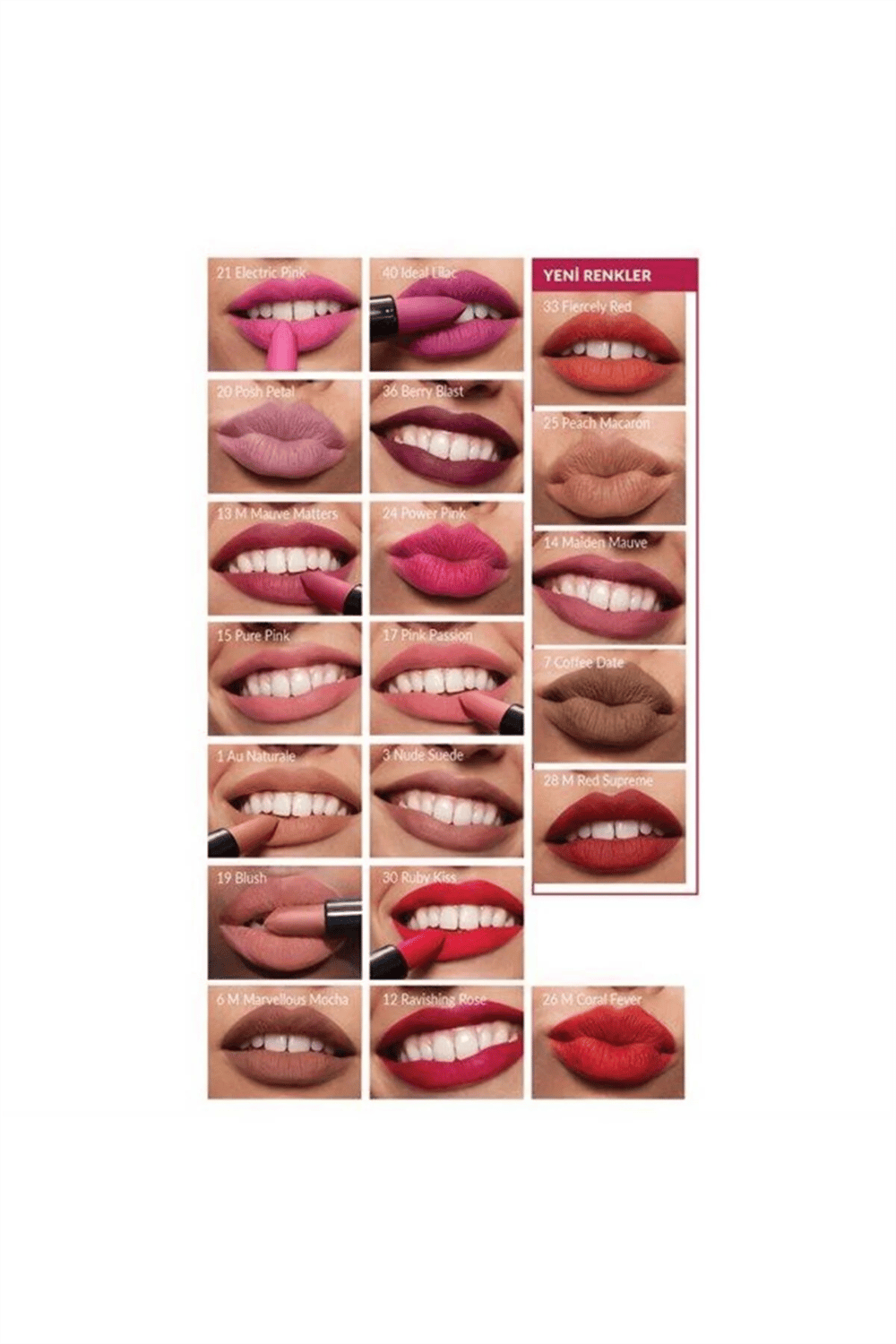 Avon Ultra Mat Ruj - Pink Passion