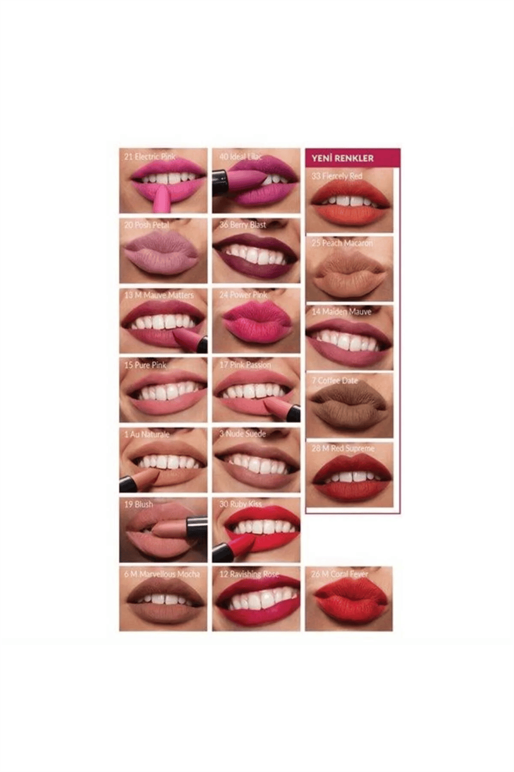 Avon Ultra Mat Ruj - Truest Red
