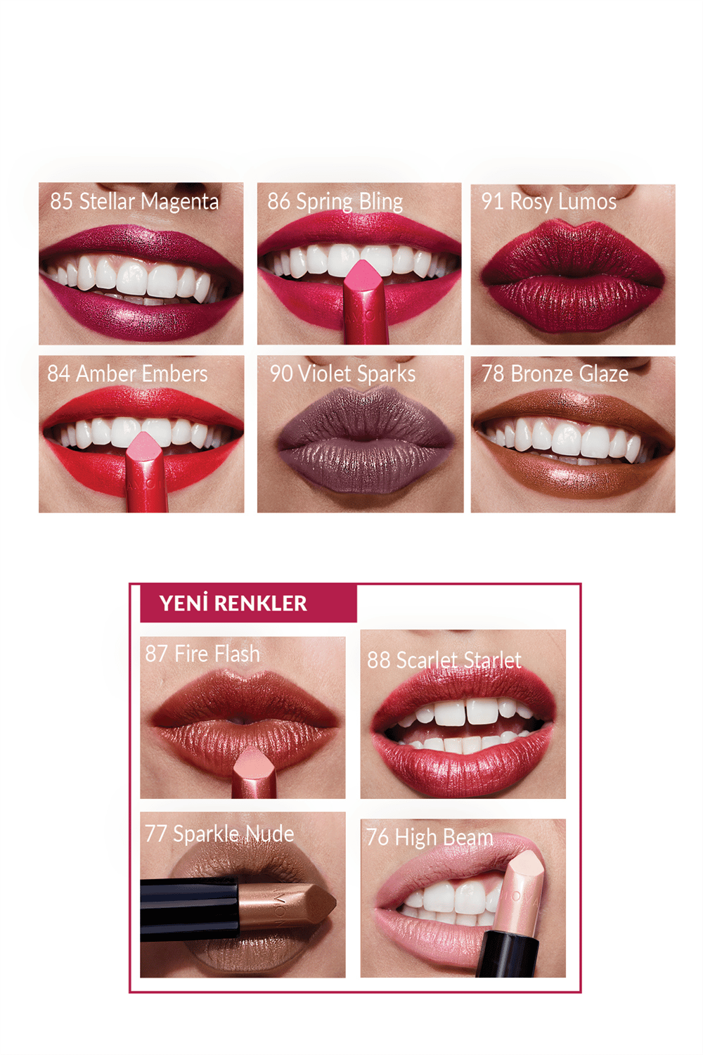 Avon Ultra Pırıltılı Ruj - Bronze Glaze