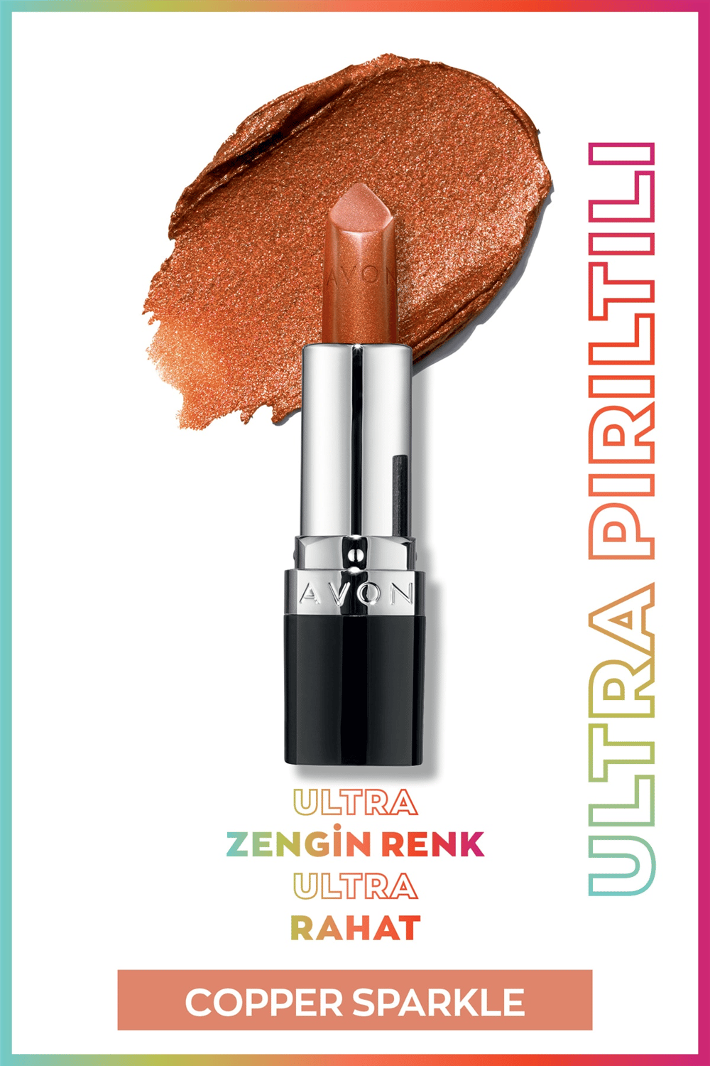 Avon Ultra Pırıltılı Ruj - Copper Sparkle
