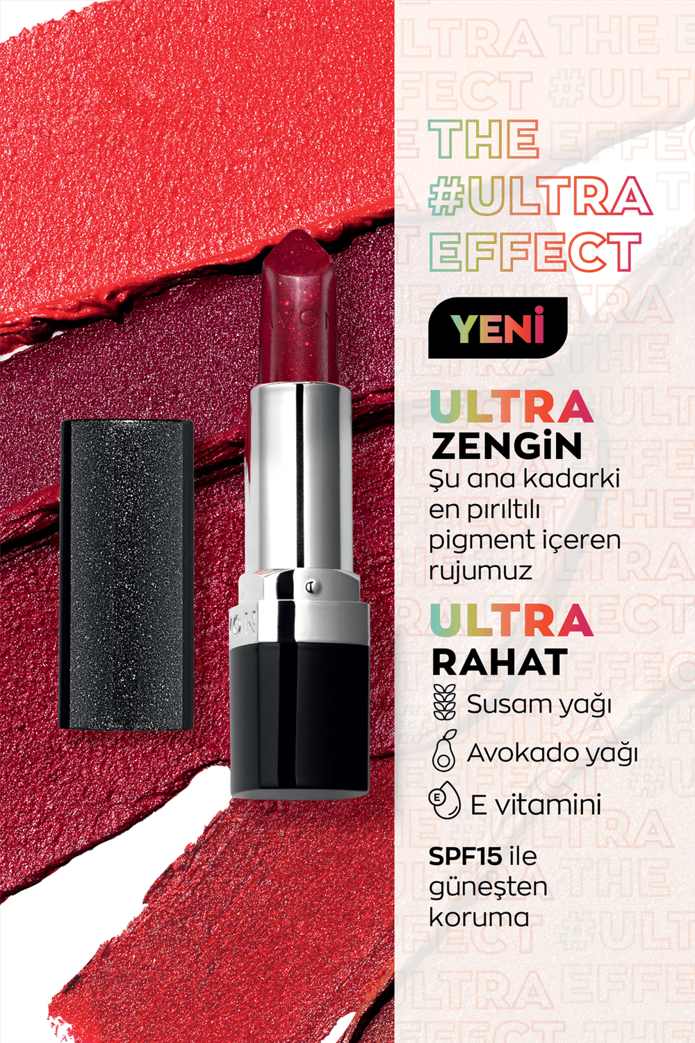 Avon Ultra Pırıltılı Ruj - Razzle Dazzle