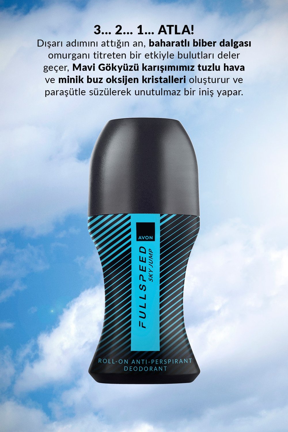 Full Speed Sky Jump Roll-On Anti-Perspirant Deodorant - 50ml