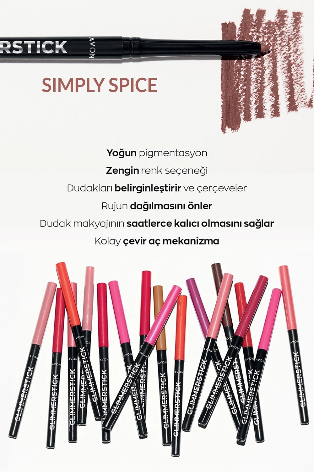 Glimmerstick Dudak Kalemi - Simply Spice