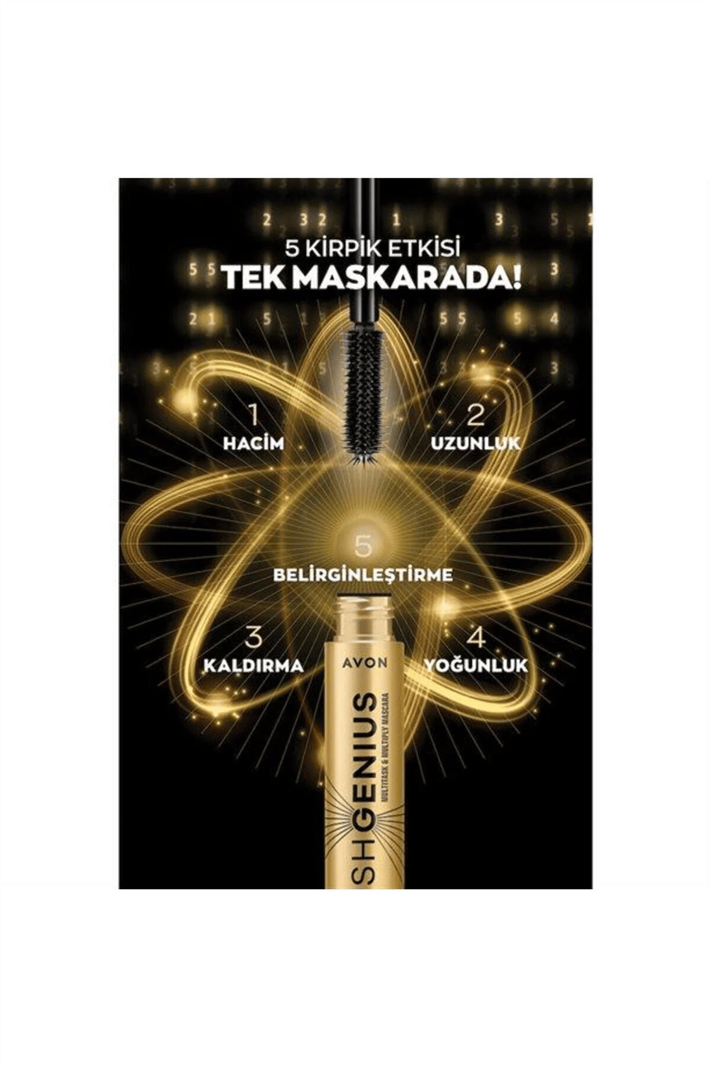 Lash Genius Maskara 10 ml - Brown Black