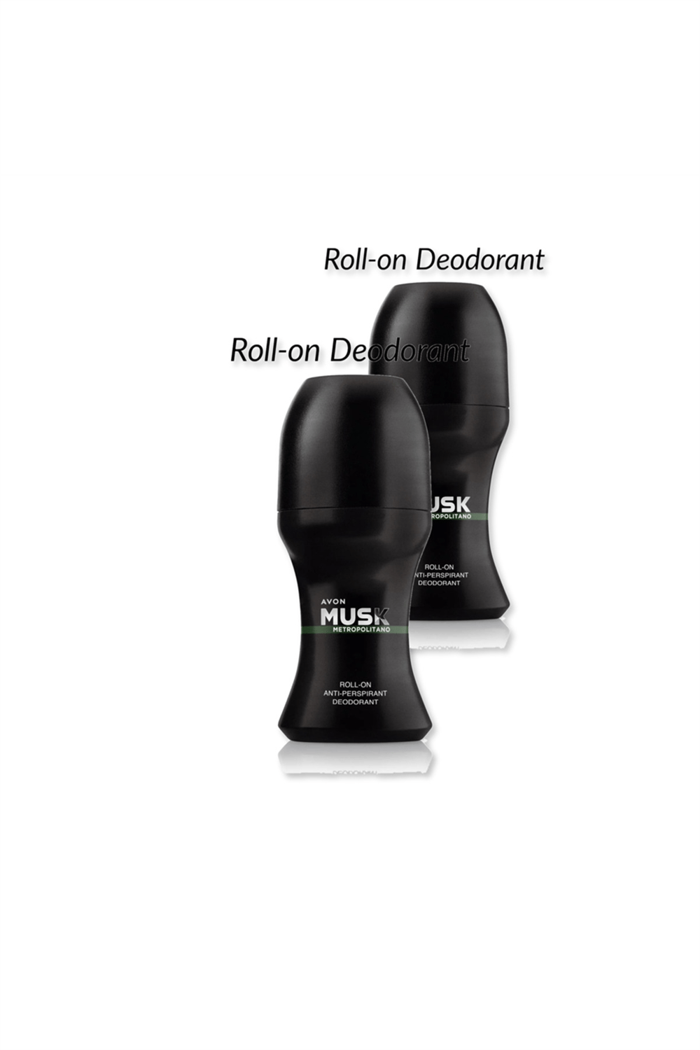 Musk Metropolitano Roll On Deodorant - 50ml İkili Set