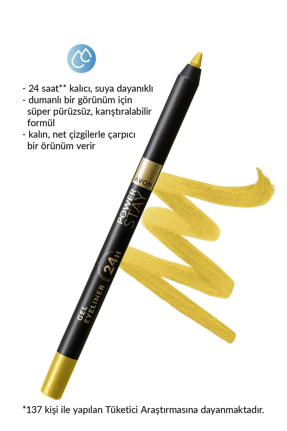 Power Stay Jel Eyeliner - Pure Gold