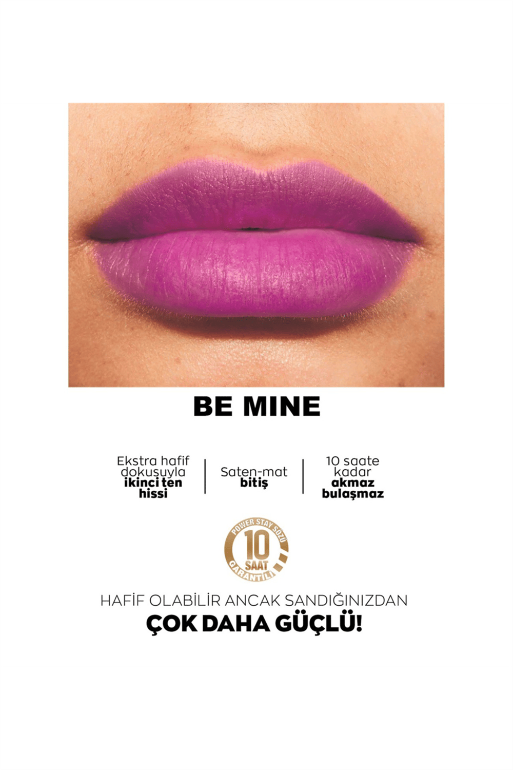 Power Stay Likit Ruj 3ml - Be Mine