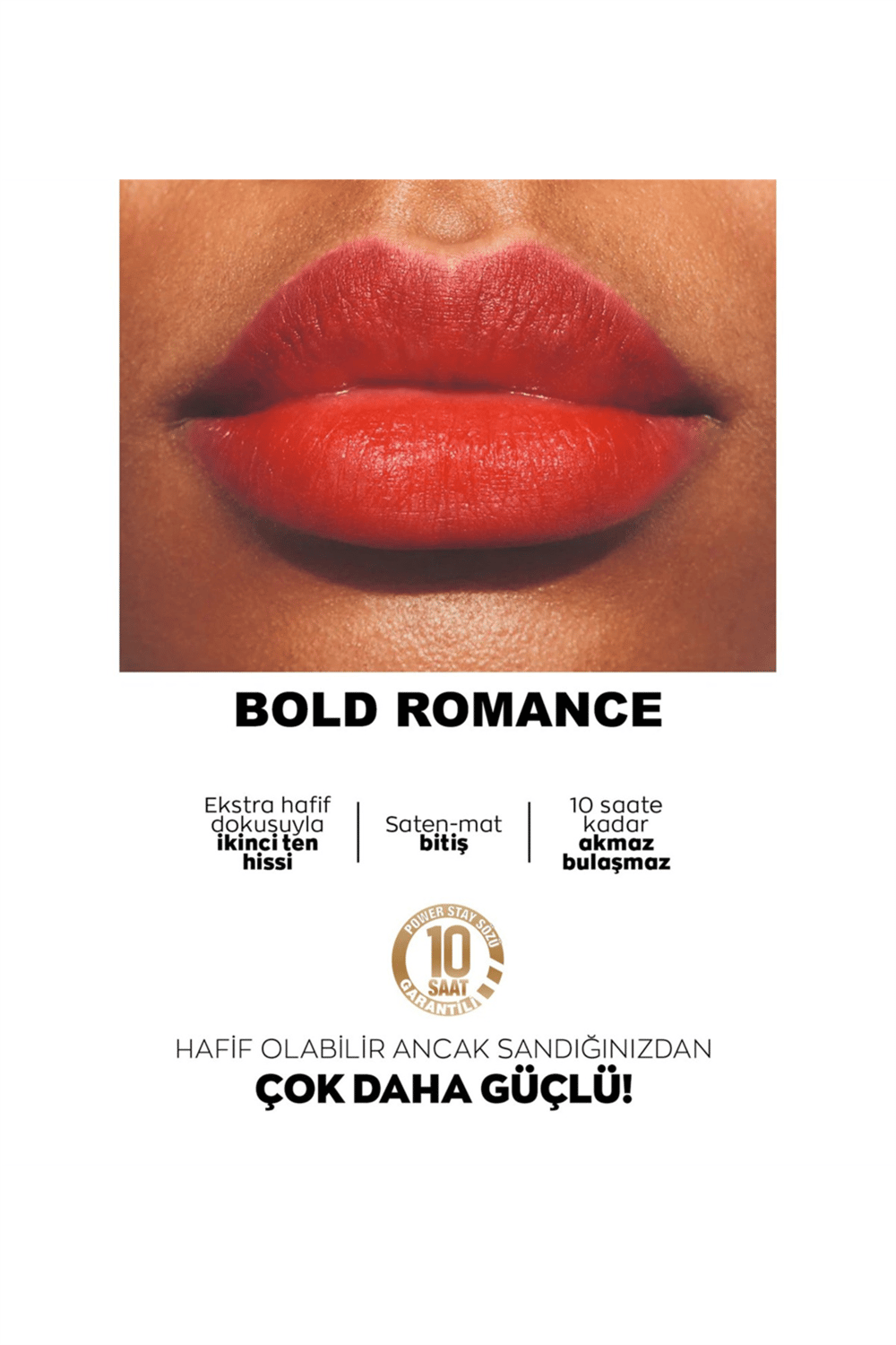 Power Stay Likit Ruj 3ml - Bold Romance