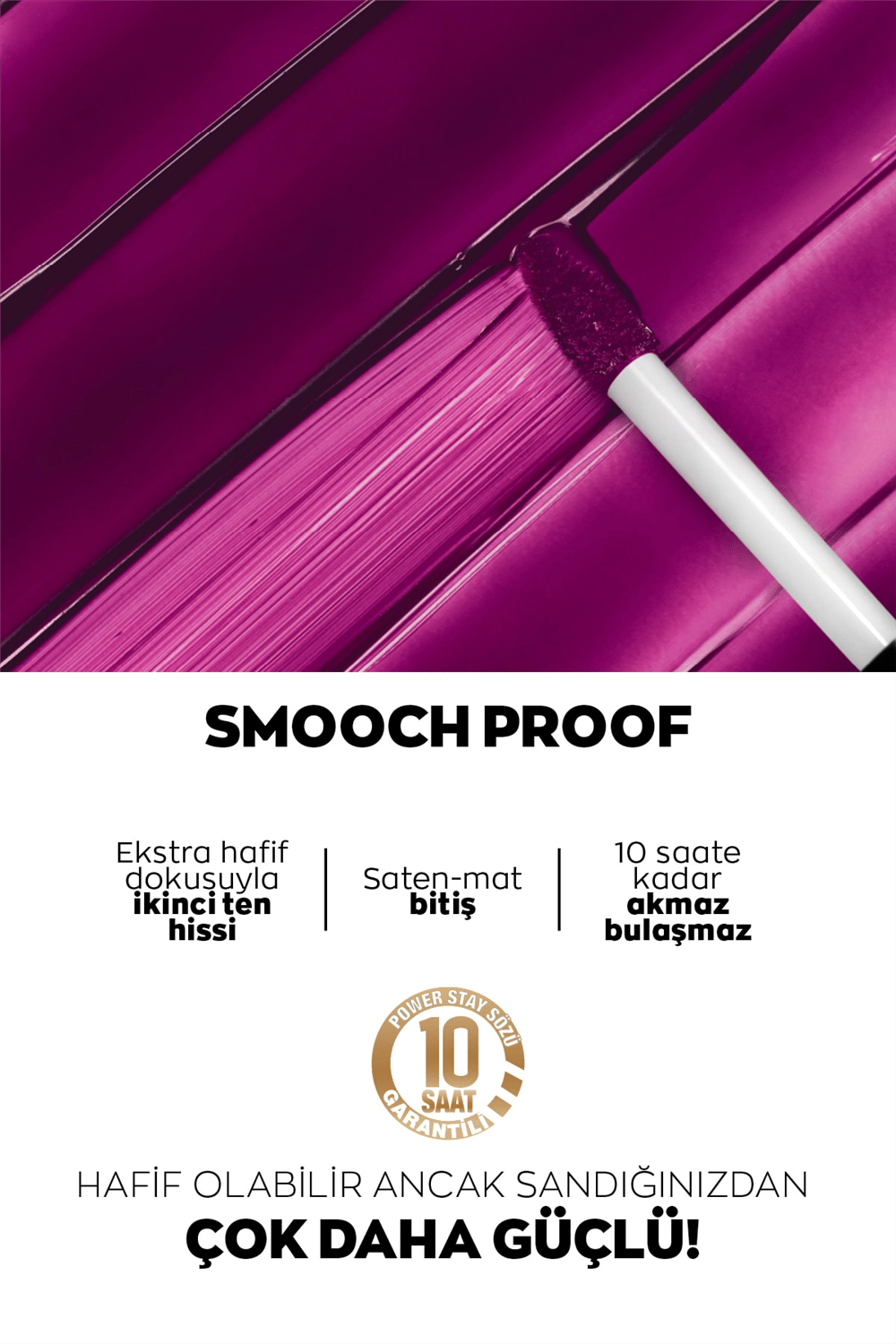 Power Stay Likit Ruj 3ml - Smooch Proof