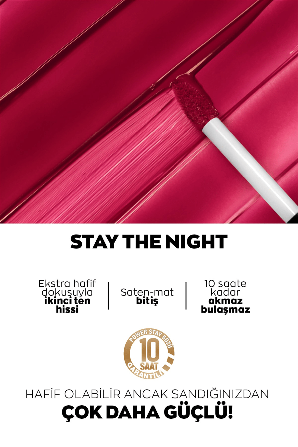 Power Stay Likit Ruj 3ml - Stay The Night