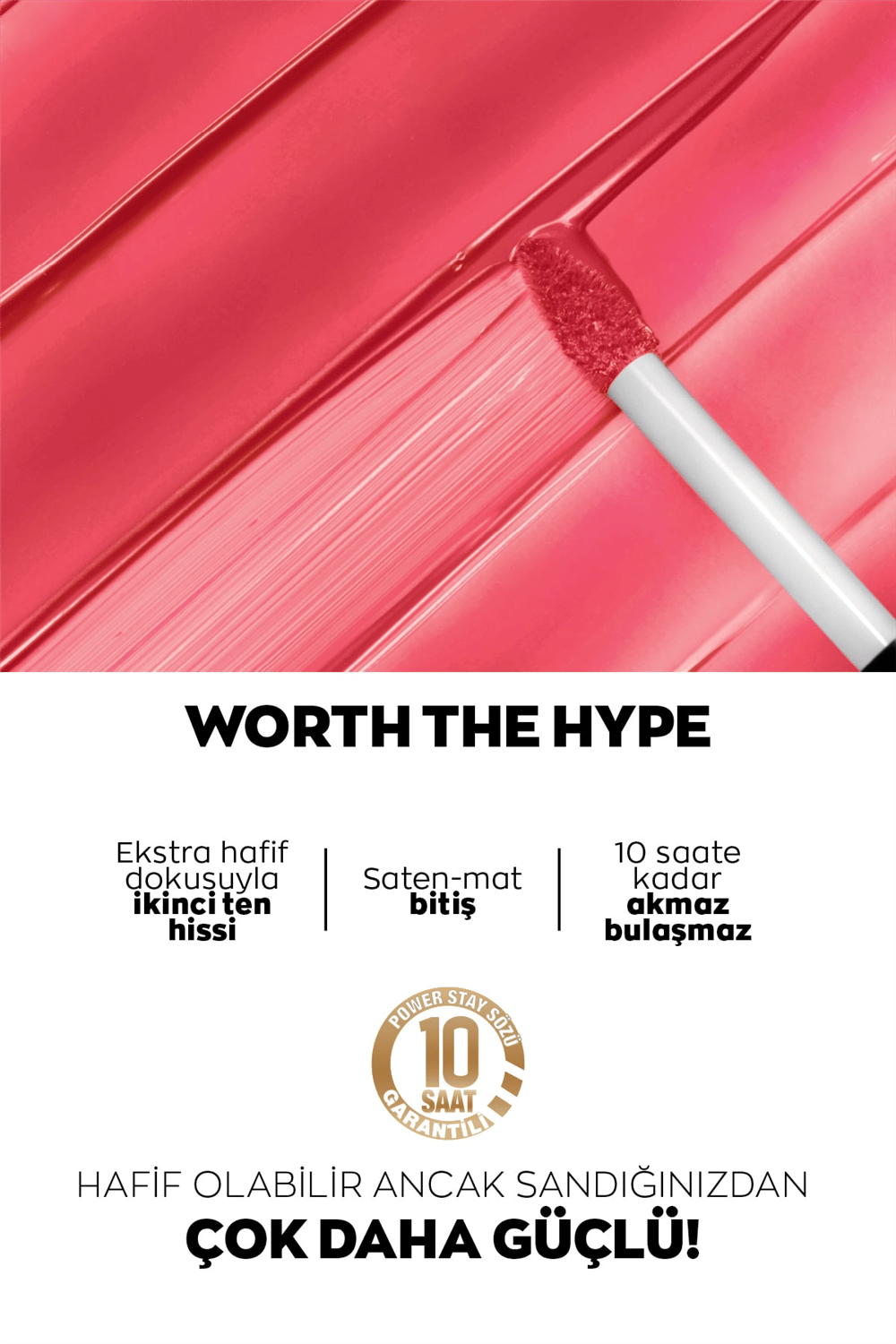 Power Stay Likit Ruj 3ml - Worth The Hype