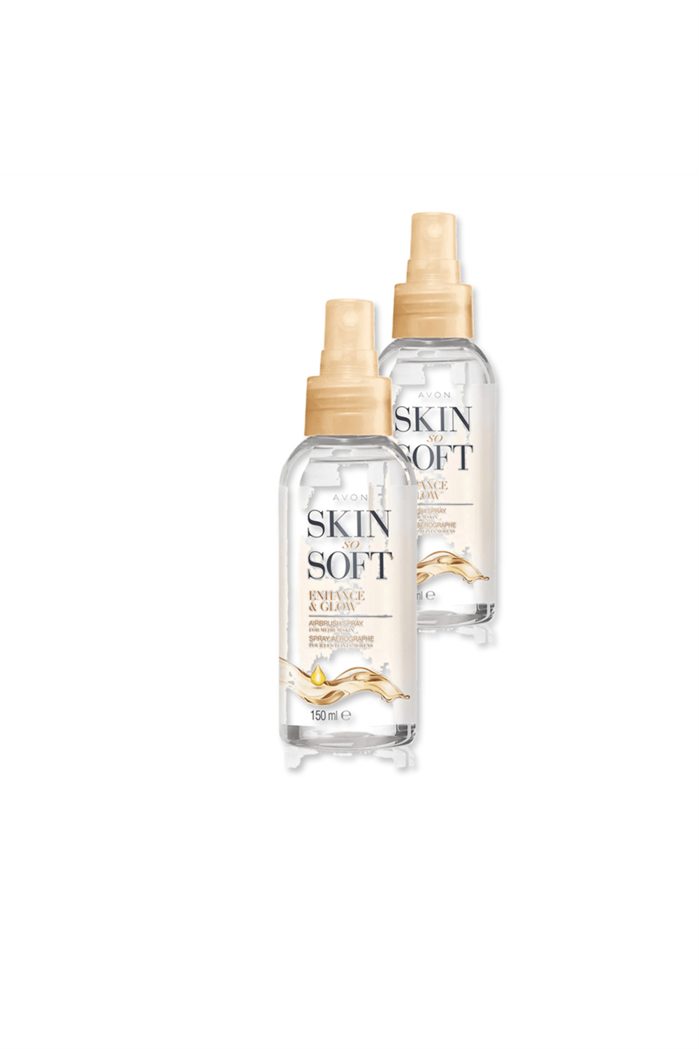 SSS Işıltılı Ve Bronz Sprey Vücut Yağı - 150ml İkili Set