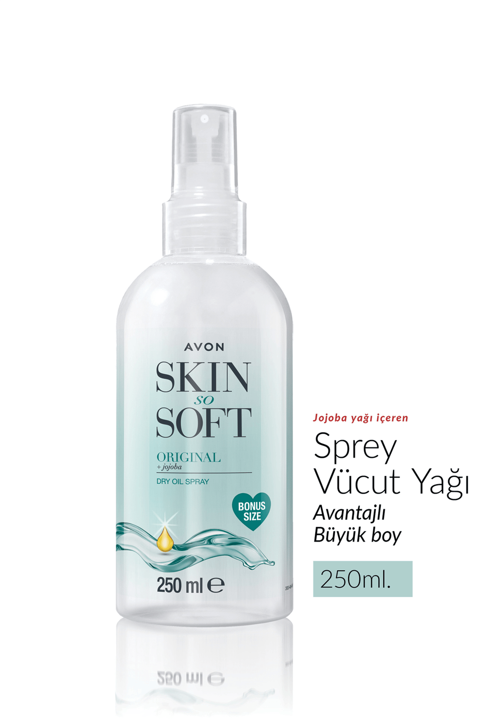 SSS Jojoba Yağı İçeren Sprey Vücut Yağı 250ml