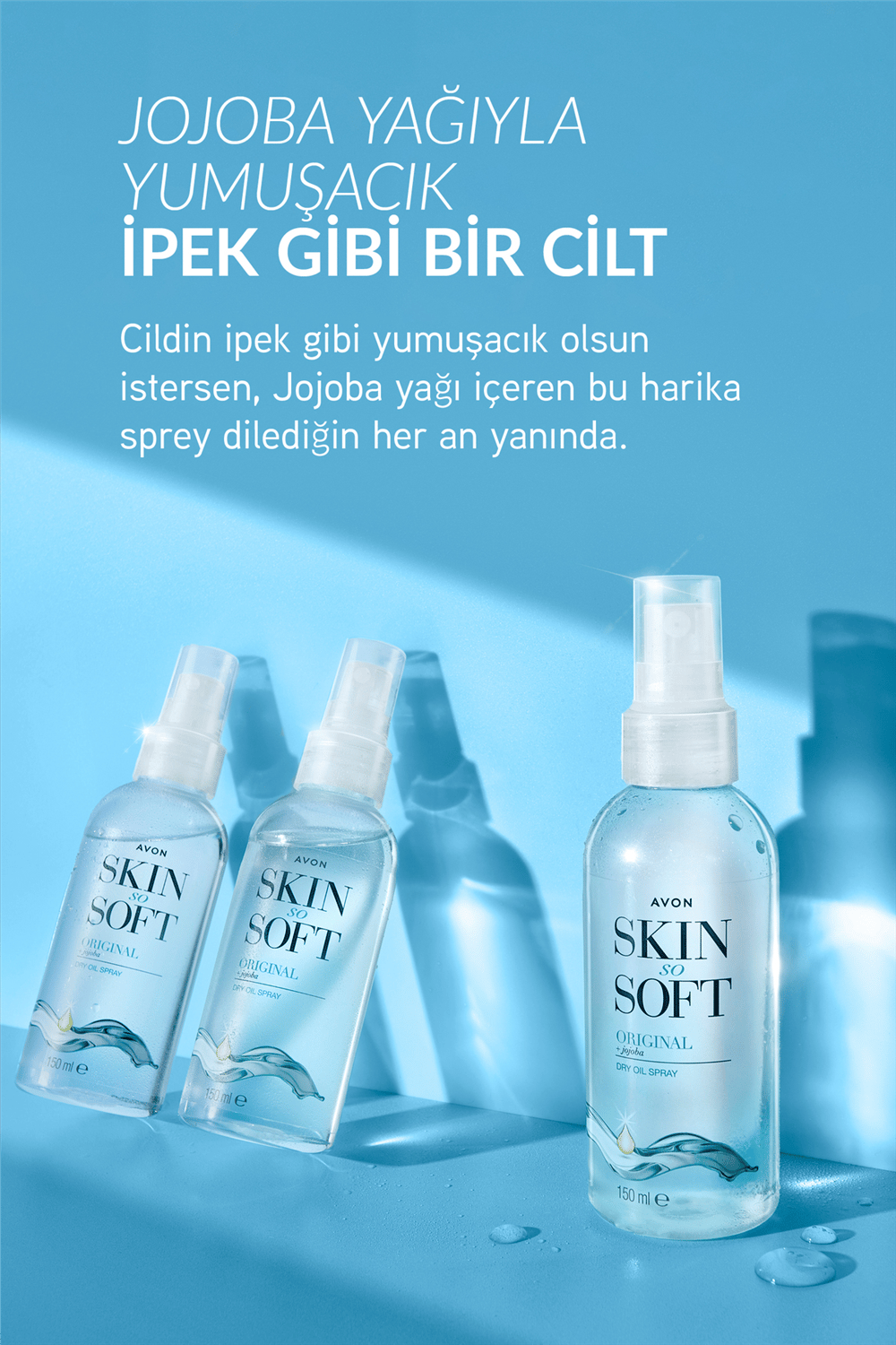 SSS Jojoba Yağı İçeren Sprey Vücut Yağı 250ml