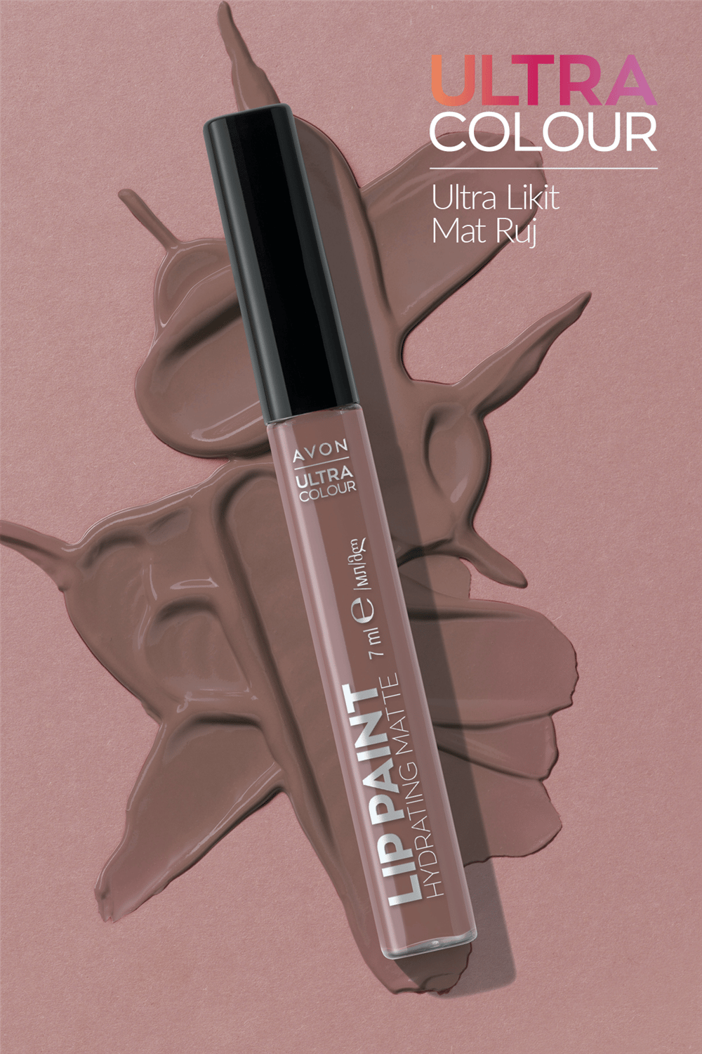 Ultra Colour Likit Mat Ruj - Nude Atittude