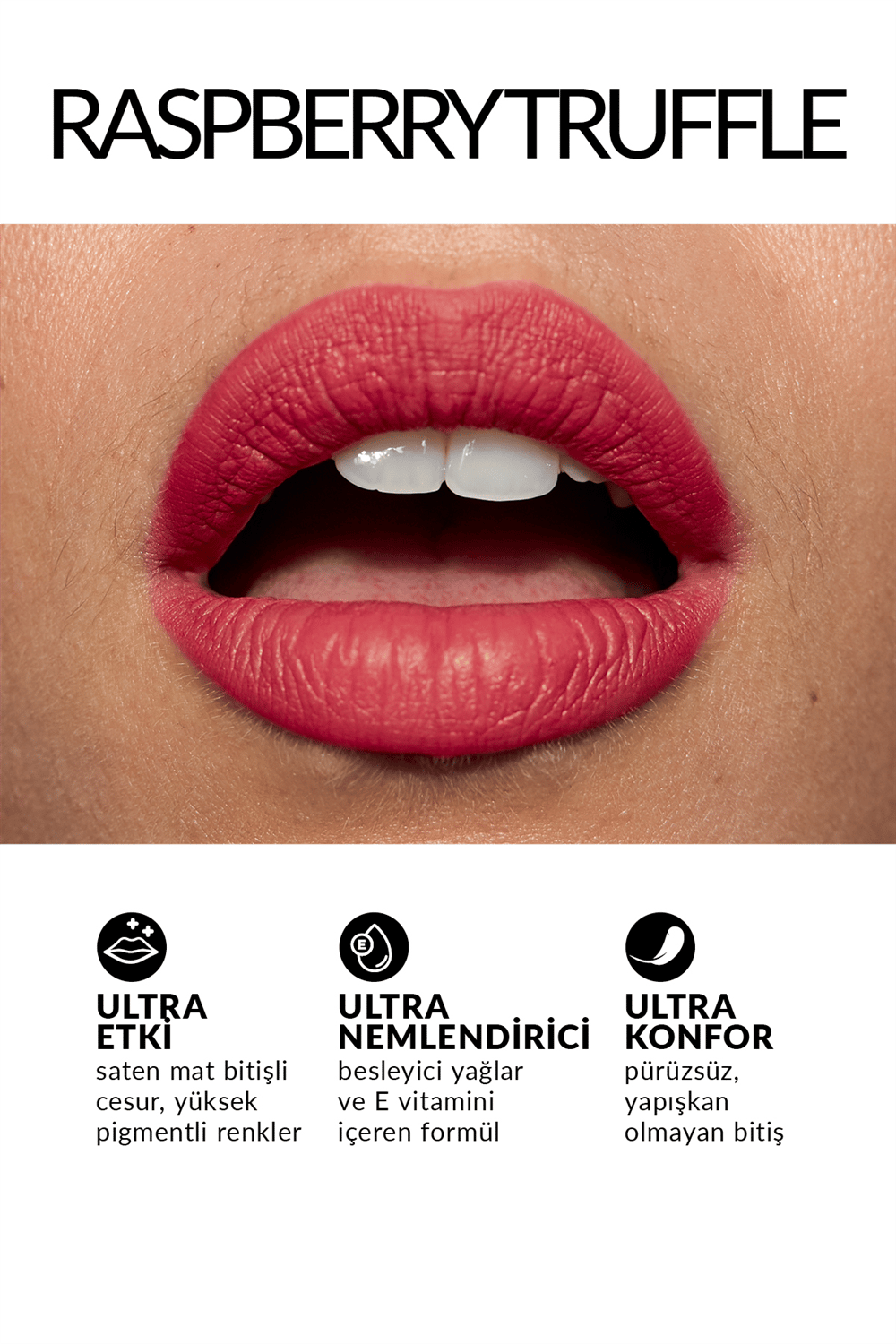 Ultra Colour Likit Mat Ruj - Raspberry Truffle