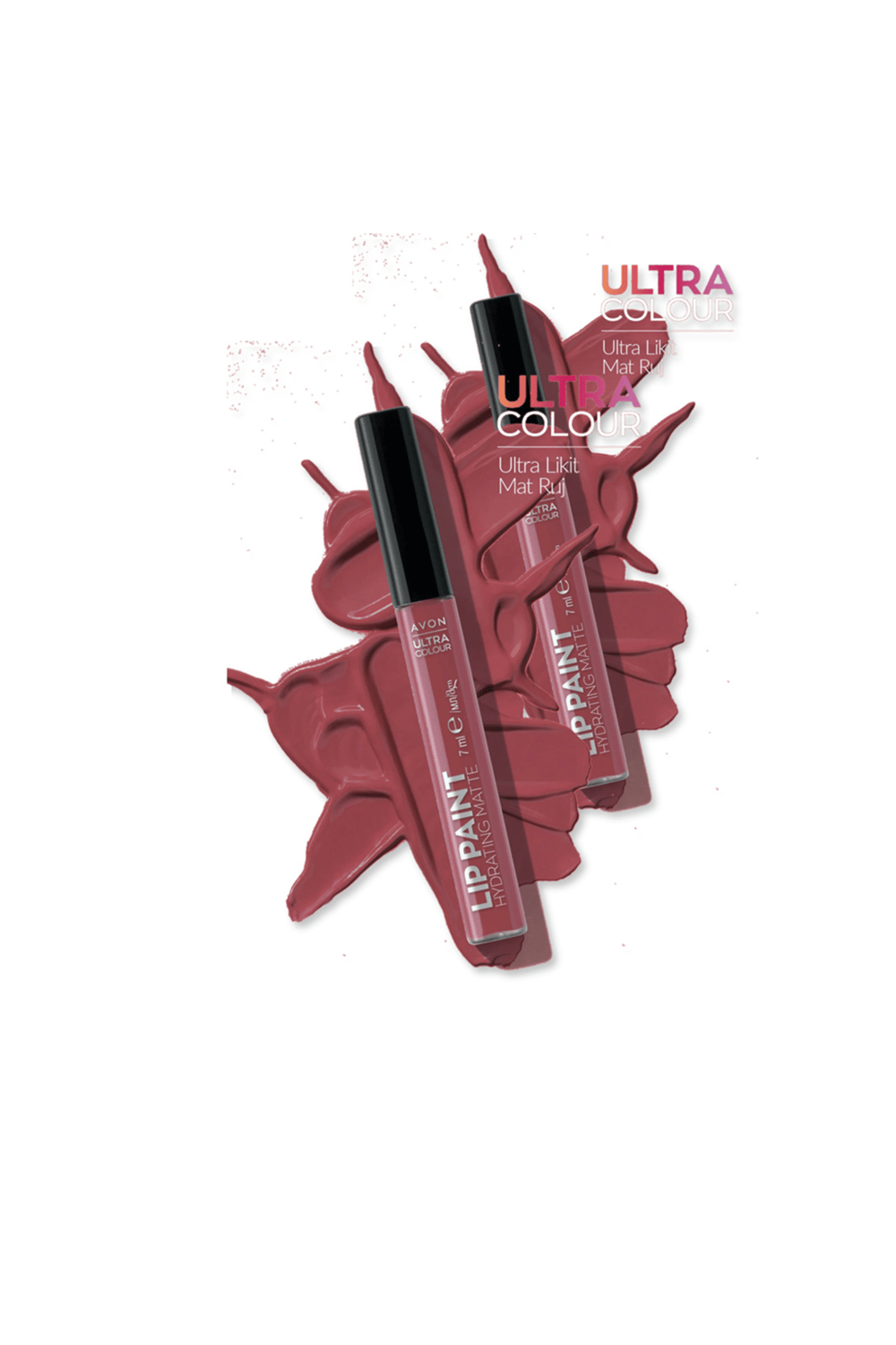 Ultra Colour Likit Mat Ruj - Velvet Hibiscus İkili Set