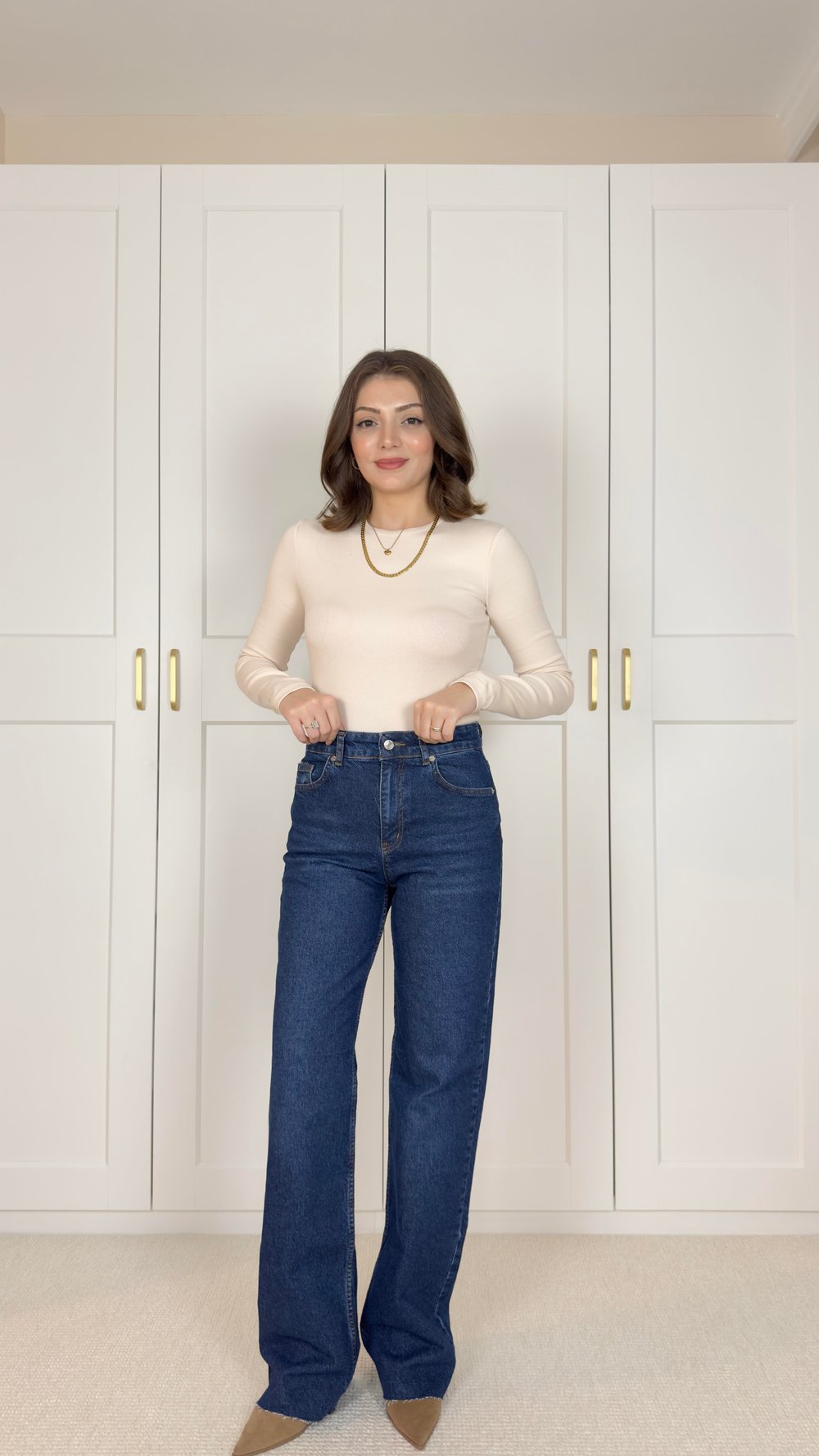 LACİVERT 1020 STRAİGHT JEAN KESİK PAÇA