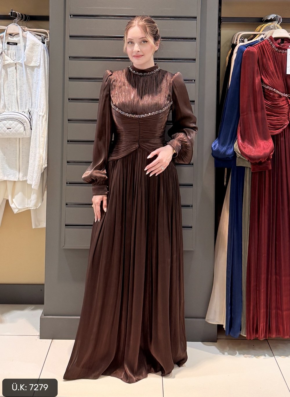 ELSA ABİYE KAHVE
