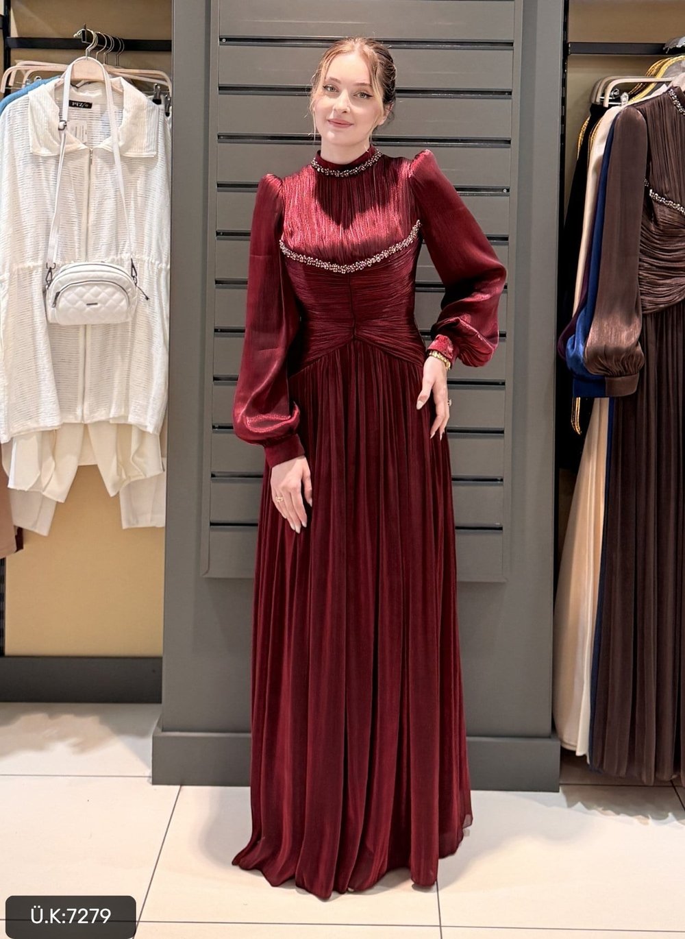 ELSA ABİYE BORDO