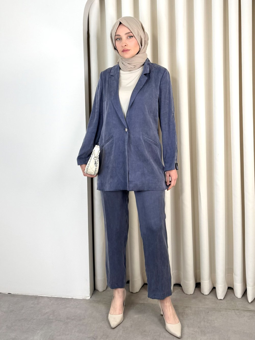 EVA PANTOLON TAKIM İNDİGO