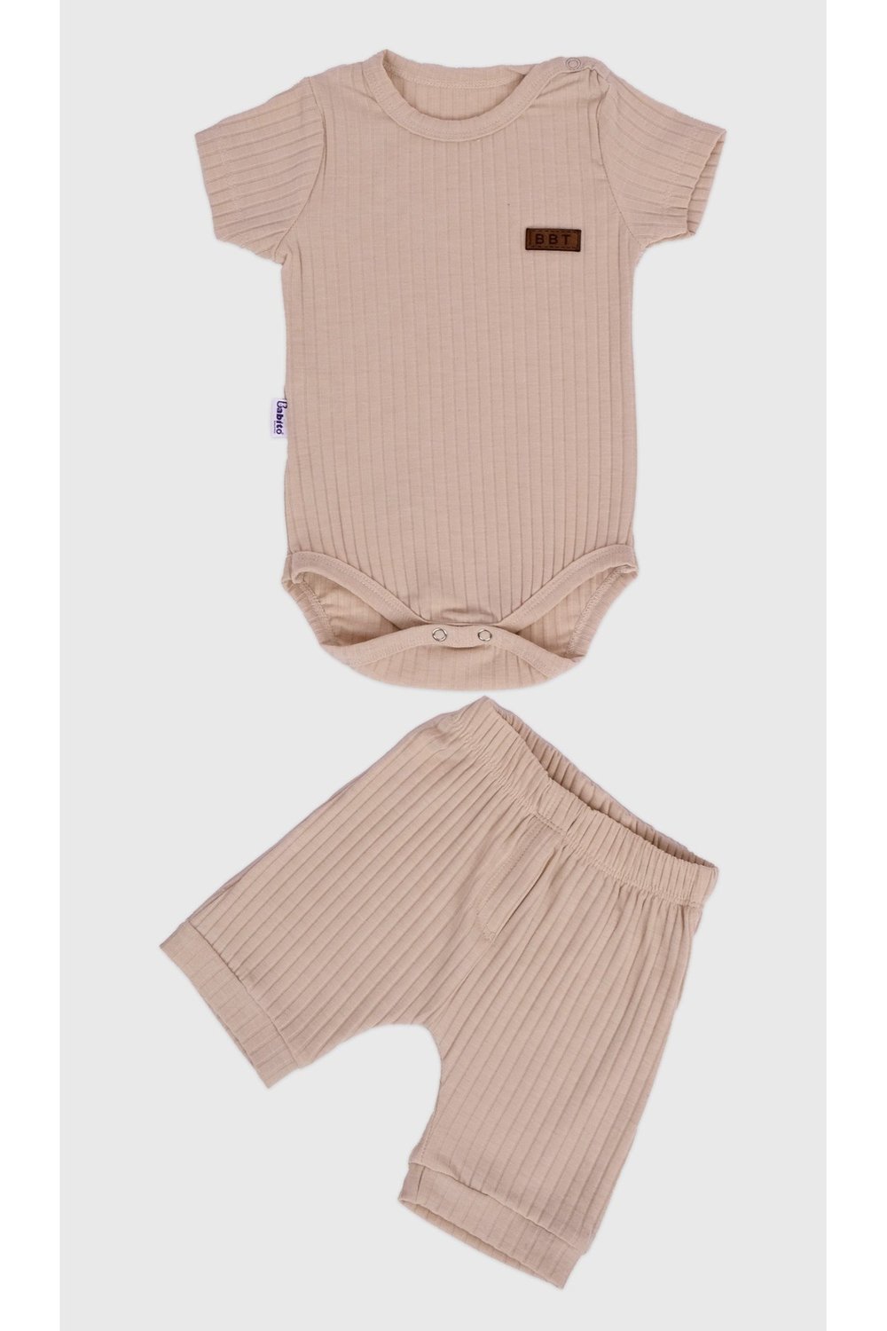 omuzdan cıtcıtlı rahat kalıp erkek bebek zıbını ikili takım