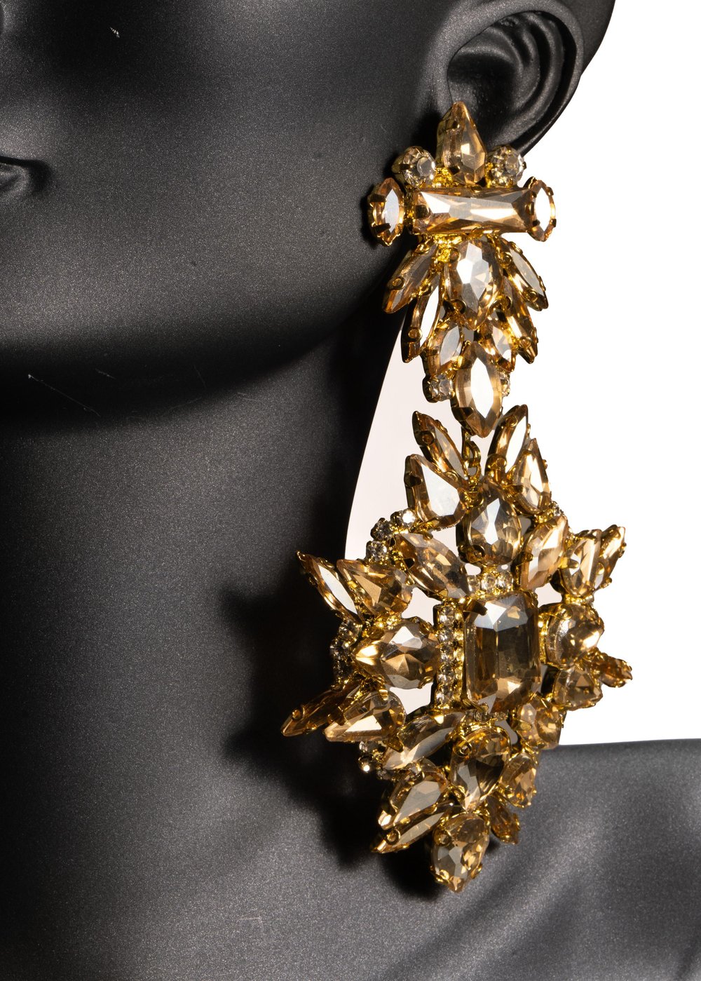 BÜYÜK ZİRKON GOLD KÜPE