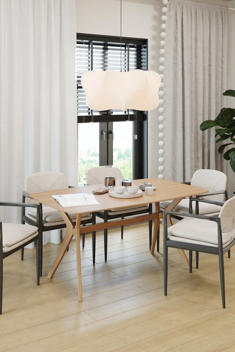 80X120 MDF Mutfak Masası (Sadece Masa) Salon Masası Balkon Masası Viktoria Serisi-Ceviz/Siyah