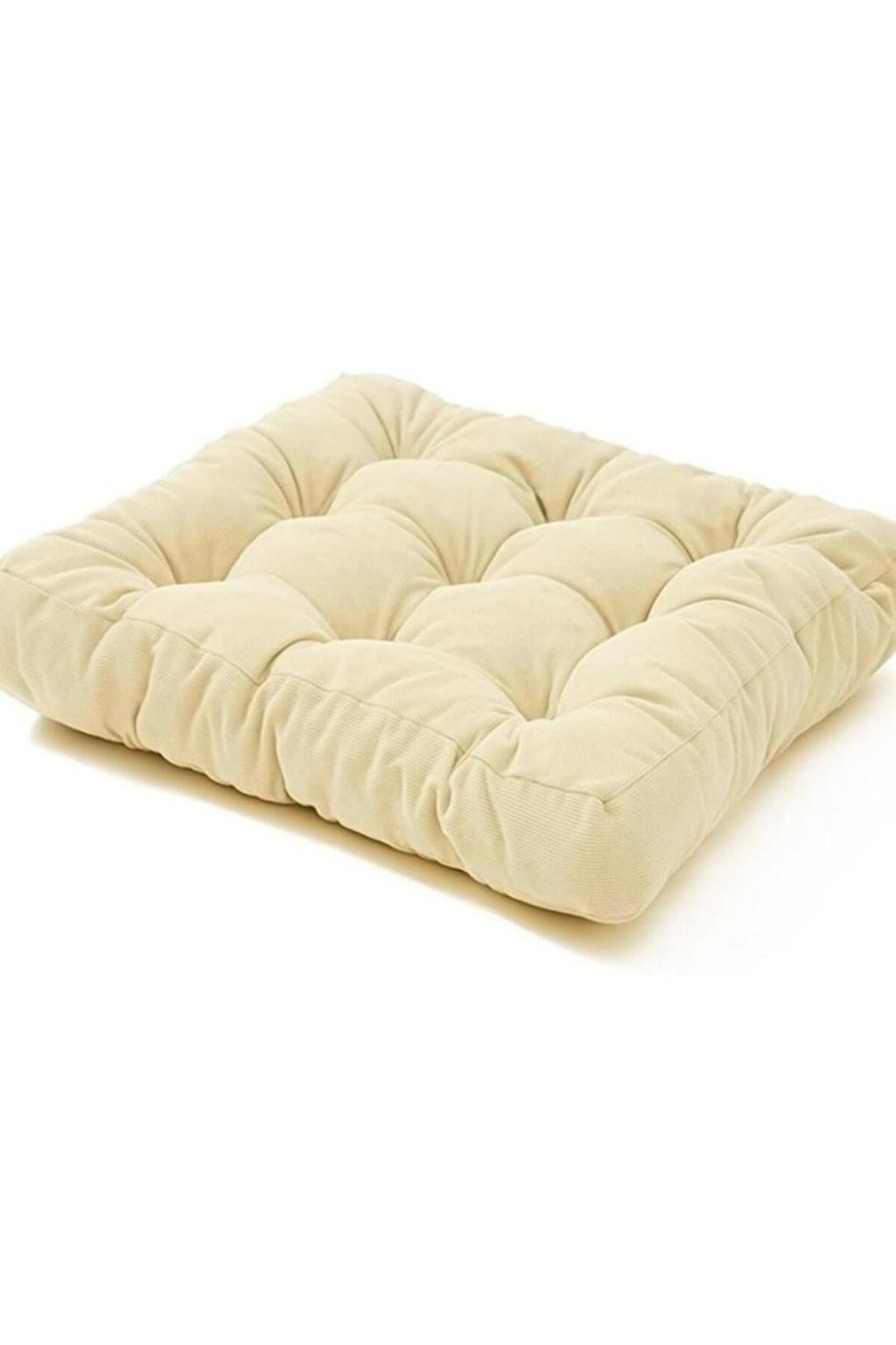 Kadife Döşemelik Kumaştan Yer Pufu | Sandalye Minderi | Yer Minderi 60x60 cm