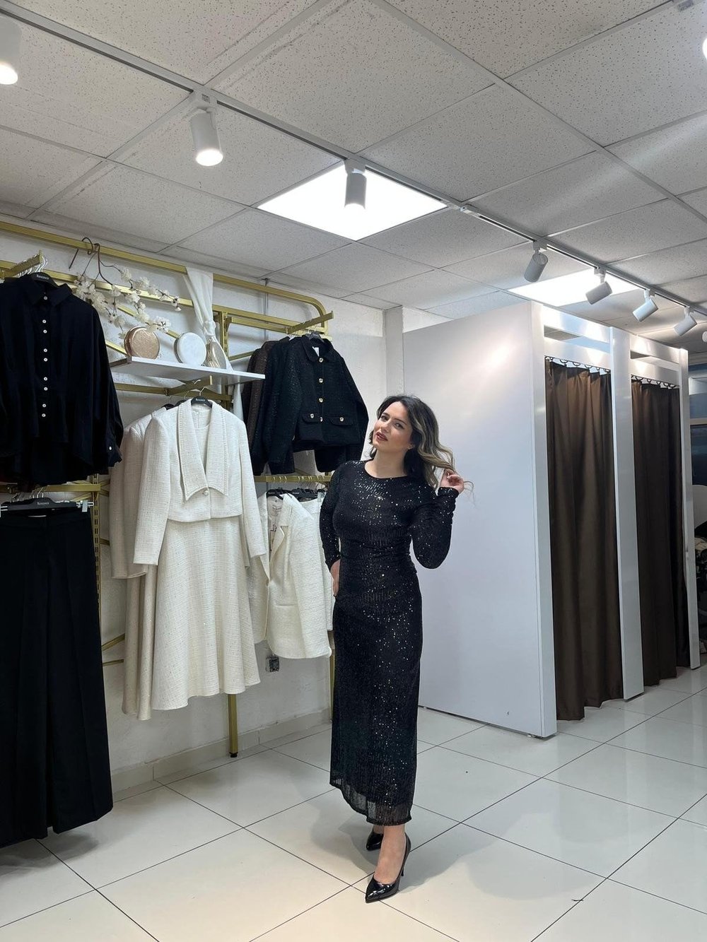 GLAMORA Bluz – Full Payet Asimetrik Bluz - Siyah