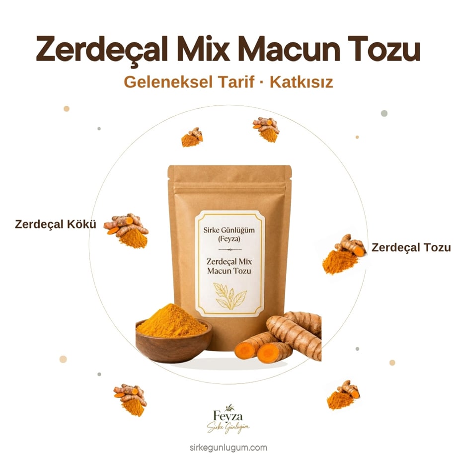 Zerdeçal Mix Macun Tozu