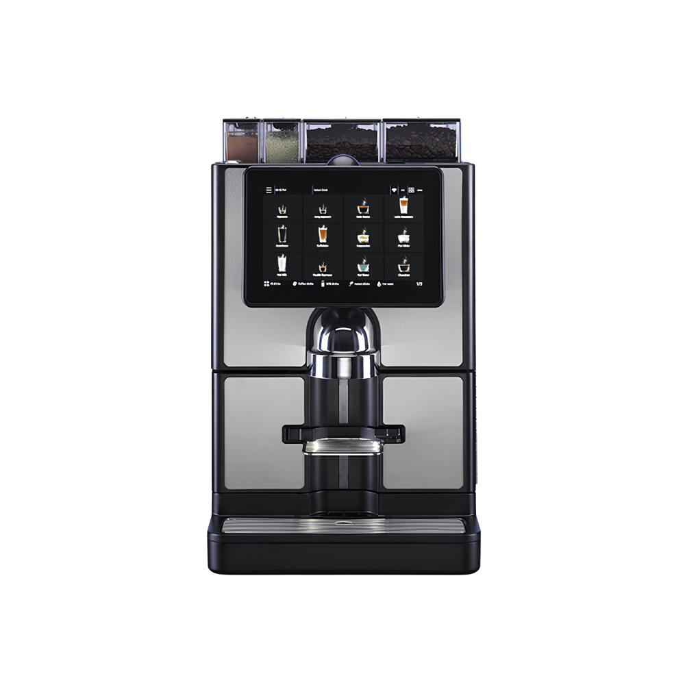 Carimali SilverTwin MS220-E1M00005 1 Bean 3 Solubles Fresh Milk Silver Black CARbrew Otomatik Kahve Makinesi