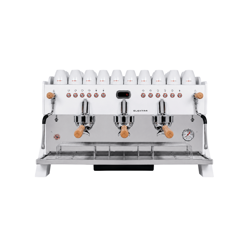 Elektra Eklipto 3 Gruplu High Beyaz Yarı Otomatik Espresso Makinesi