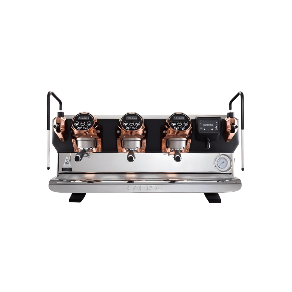 Faema E71 E A/3 5 Button Bakır Otomatik 3 Gruplu Espresso Kahve Makinesi